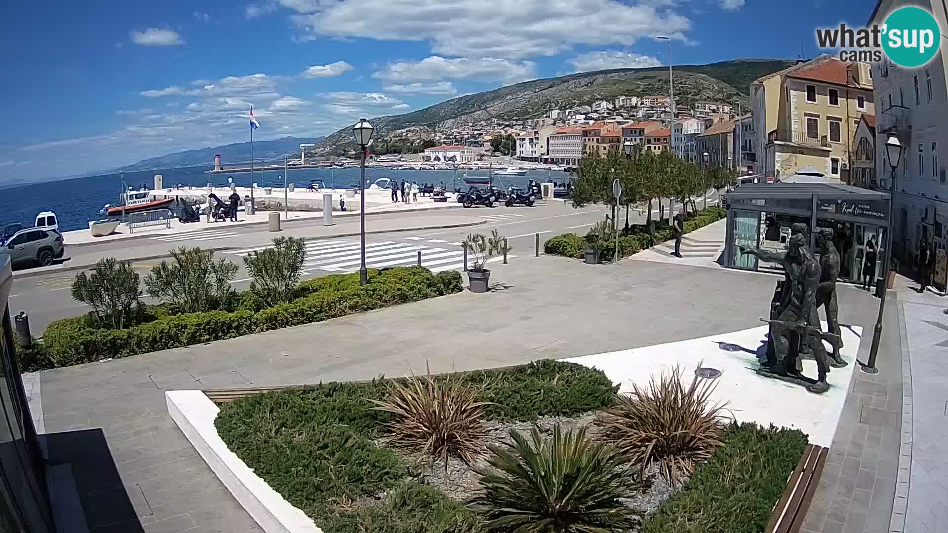 Webcam en vivo Senj riva – paseo marítimo