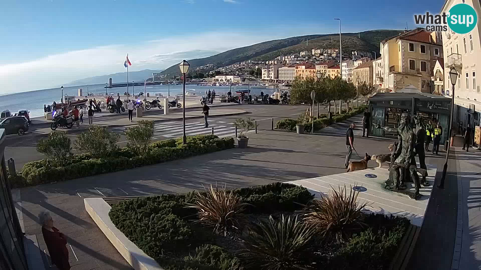 Live-Webcam Senj Riva – direkt am Meer – Kroatien