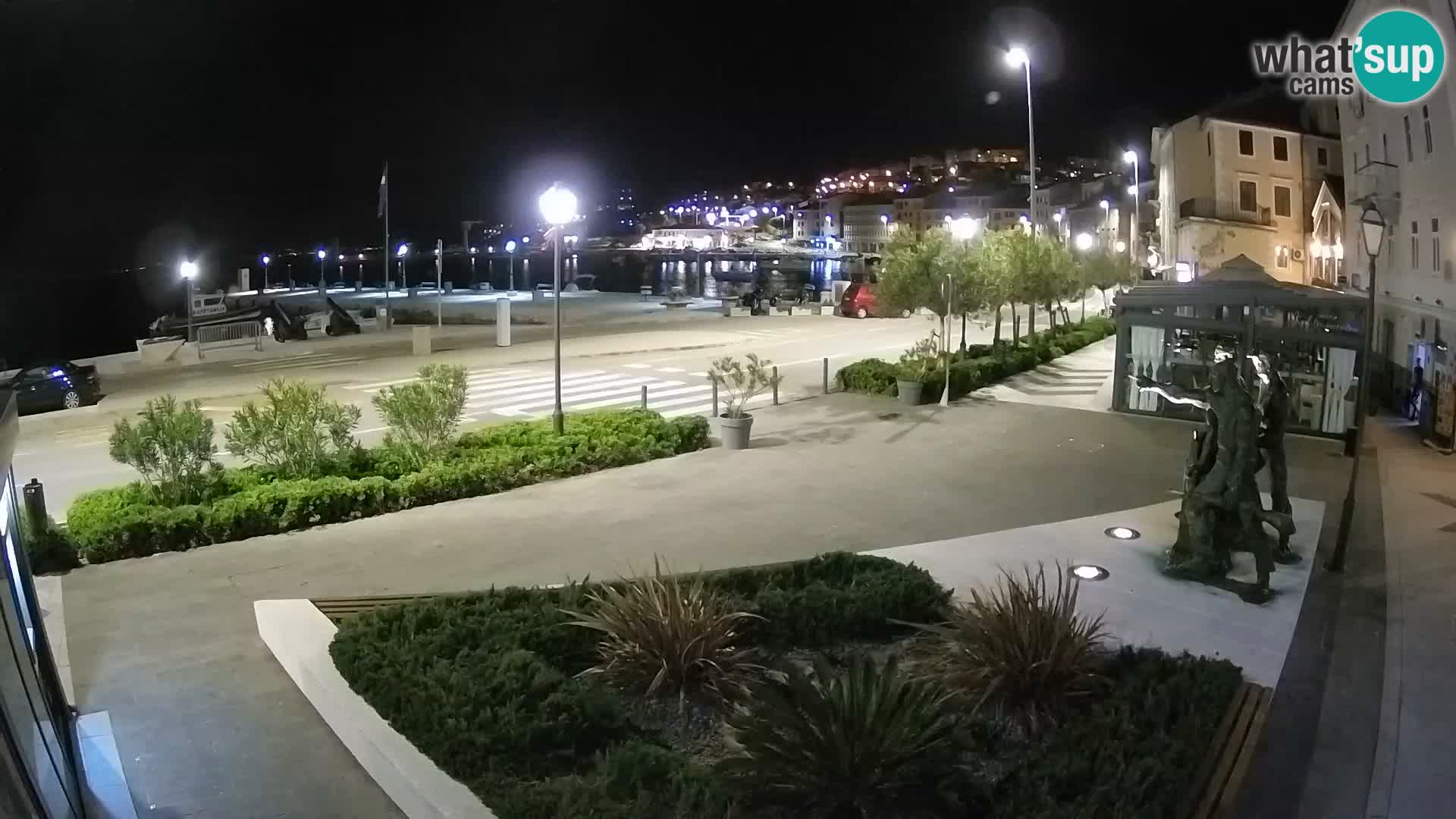 Live webcam Senj riva – fronte mare