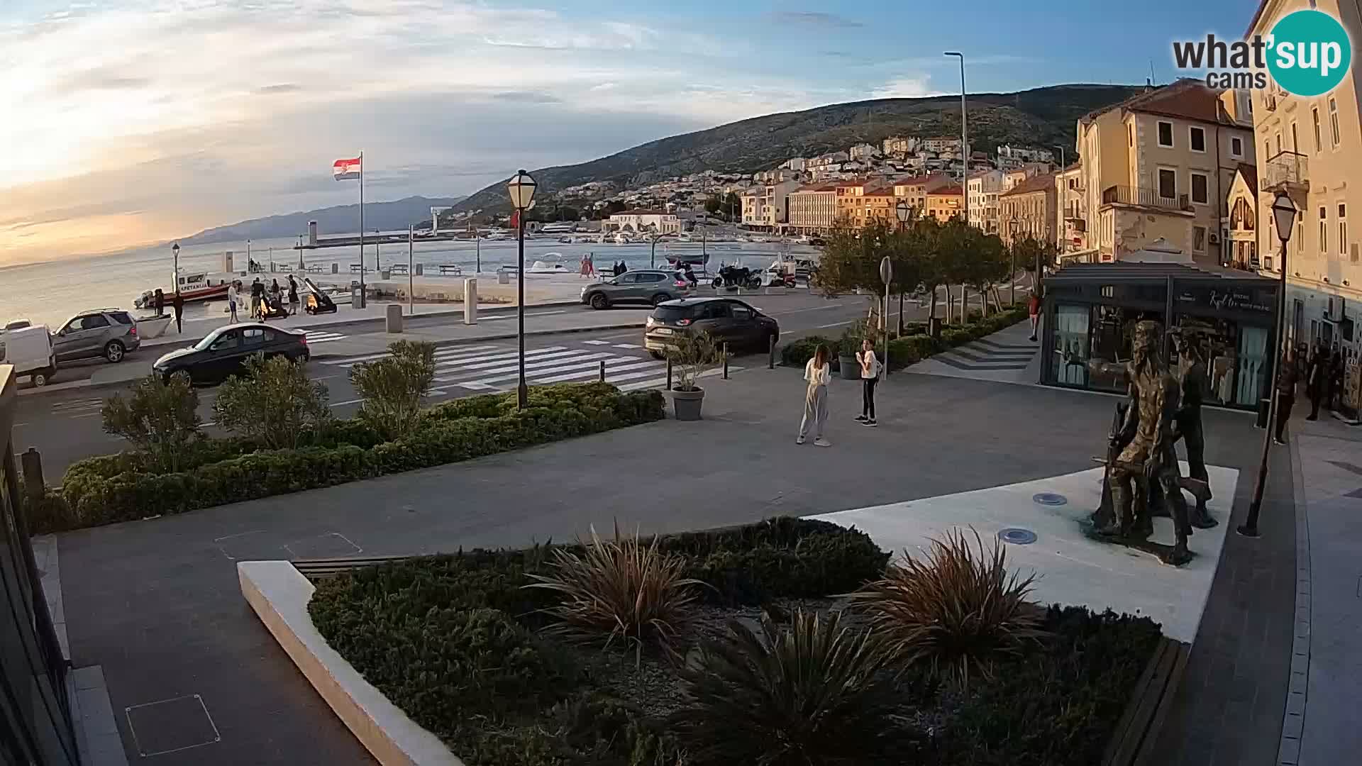 Webcam en vivo Senj riva – paseo marítimo