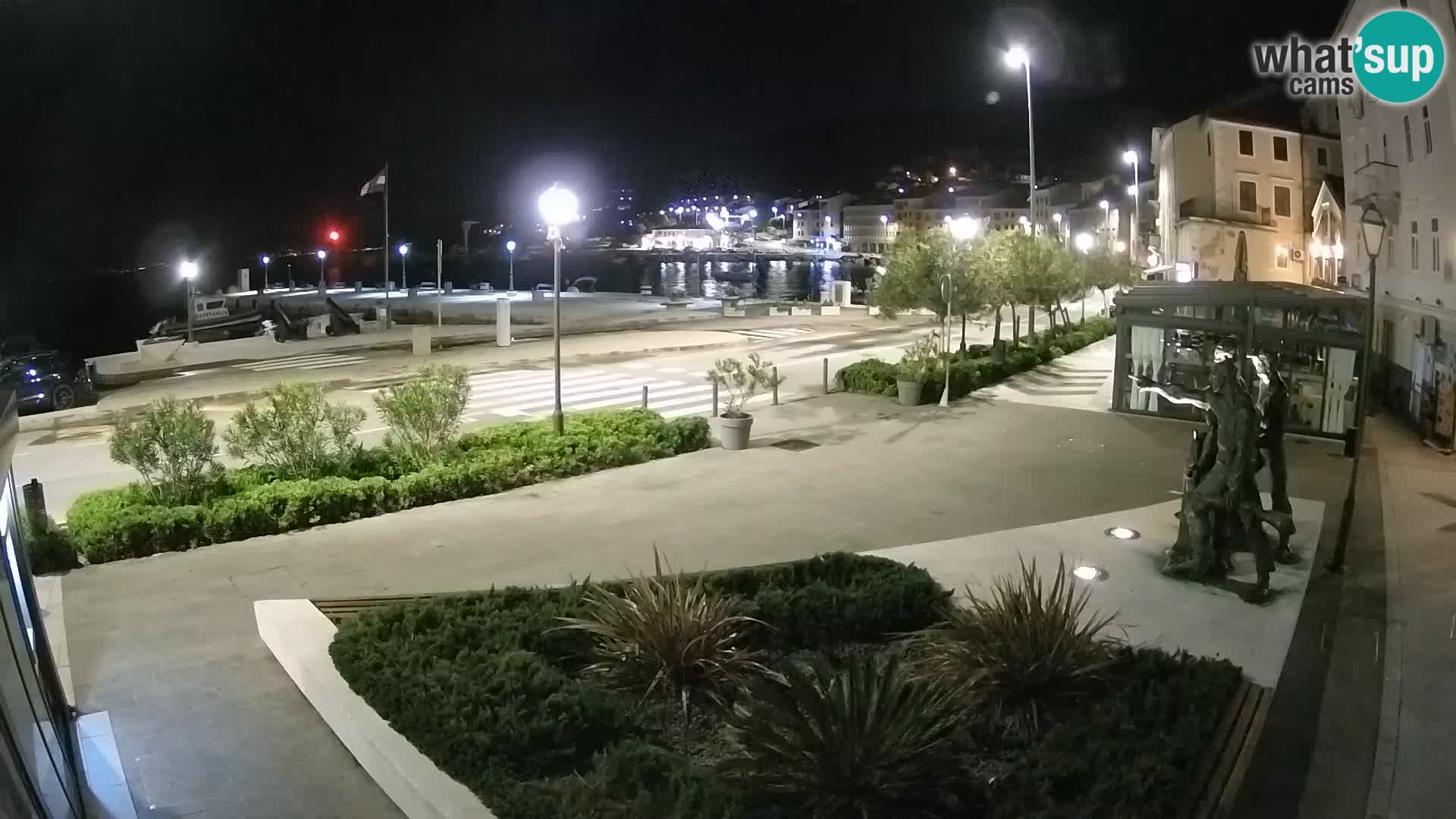 Live webcam Senj riva – fronte mare