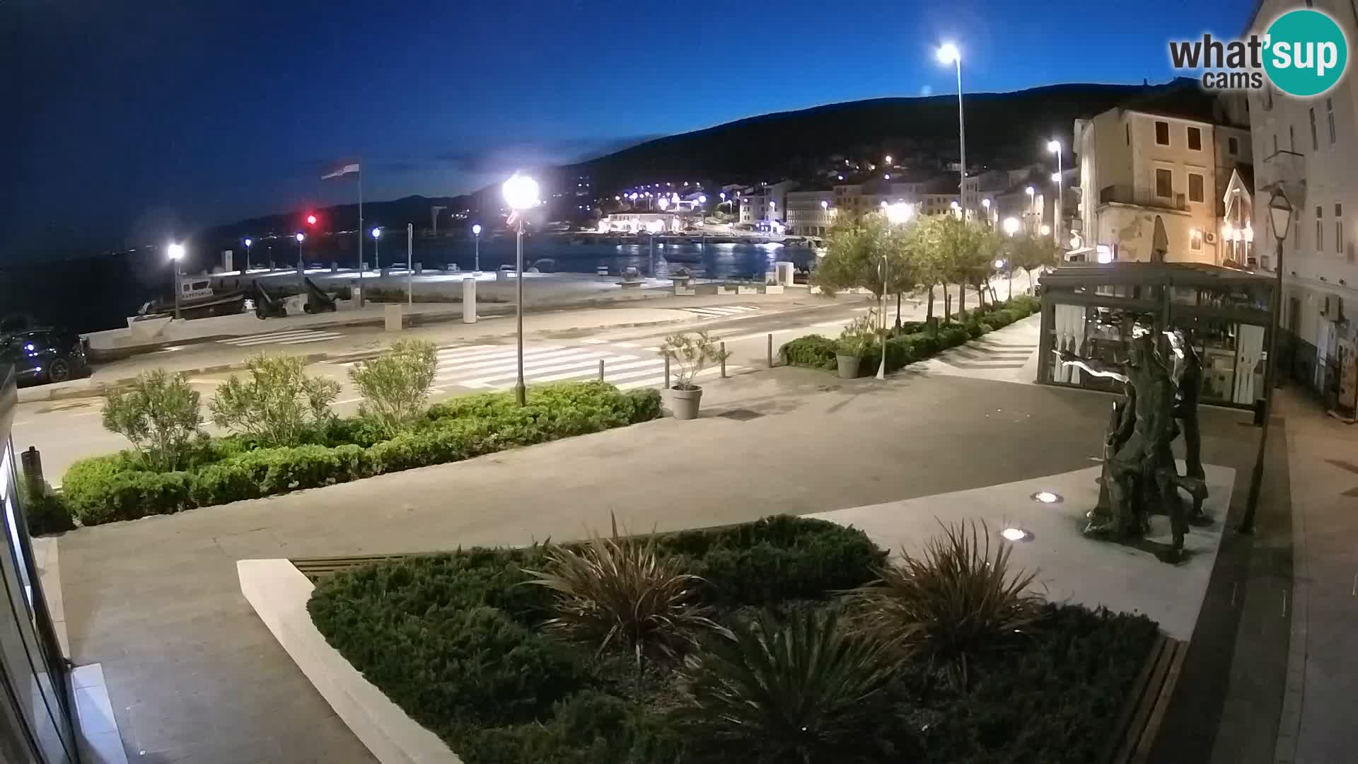 Webcam en vivo Senj riva – paseo marítimo