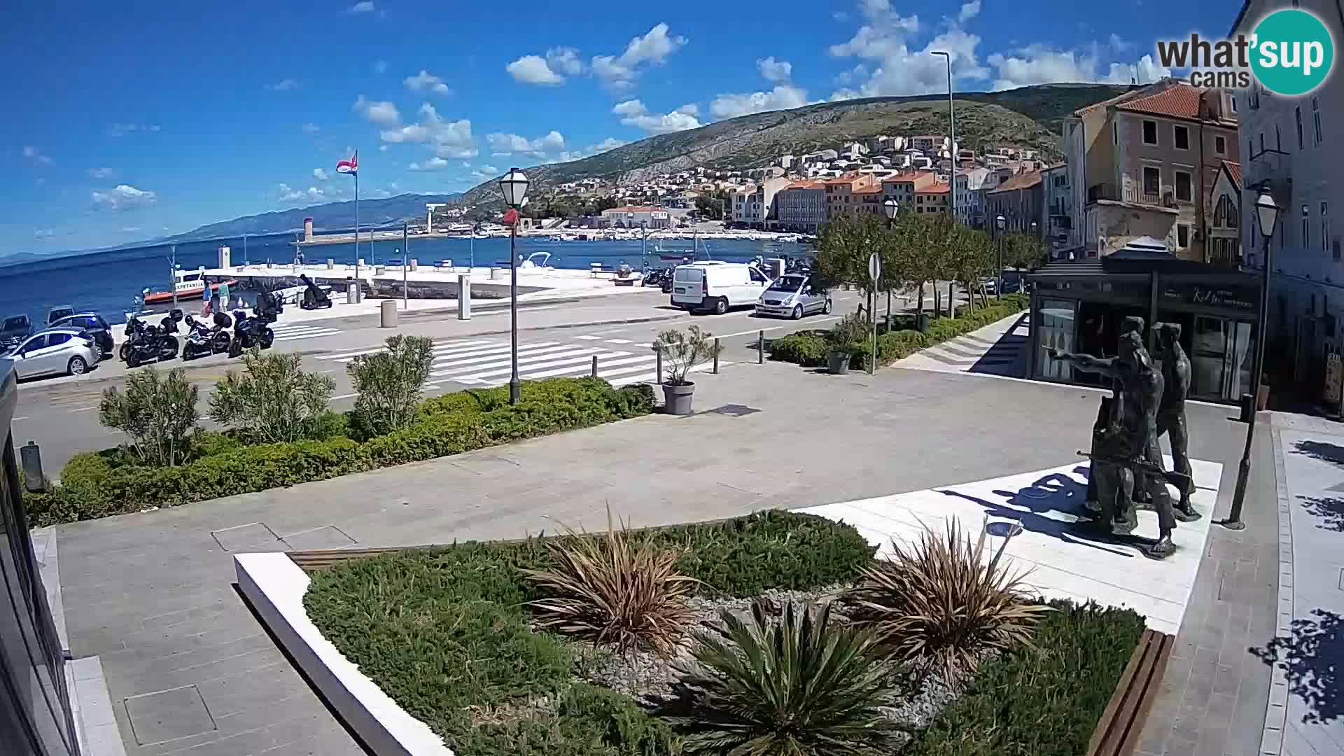 Live-Webcam Senj Riva – direkt am Meer – Kroatien