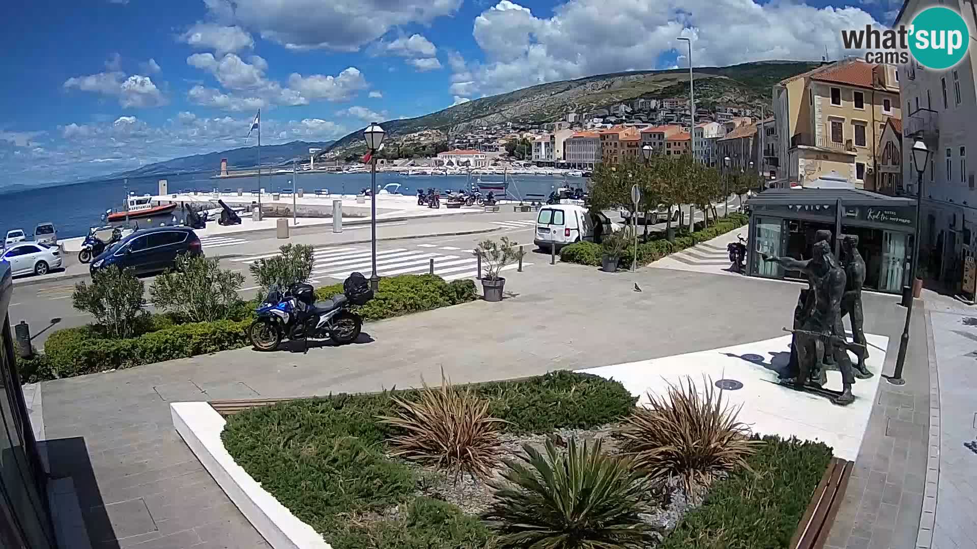Live-Webcam Senj Riva – direkt am Meer – Kroatien