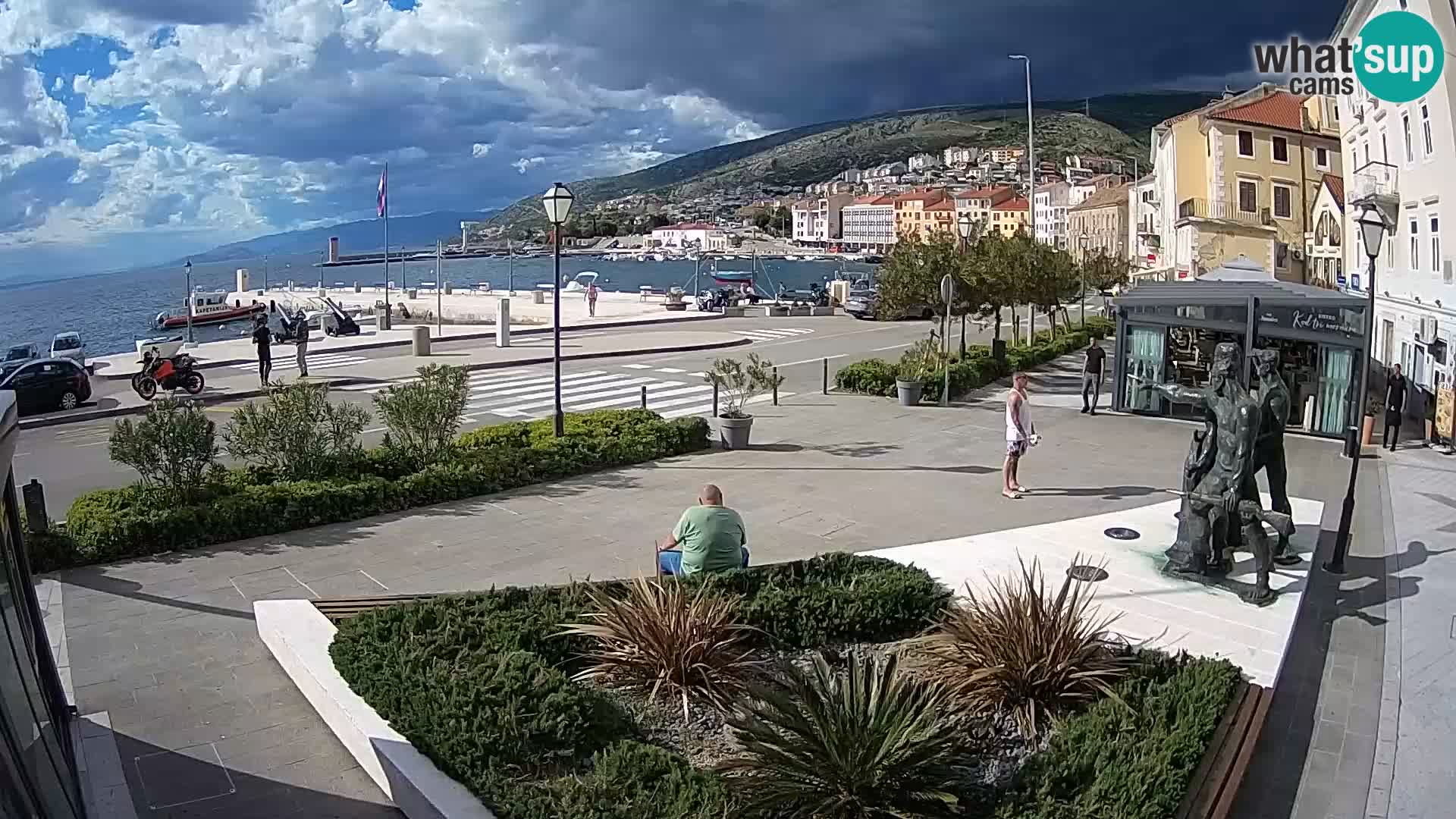 Live-Webcam Senj Riva – direkt am Meer – Kroatien