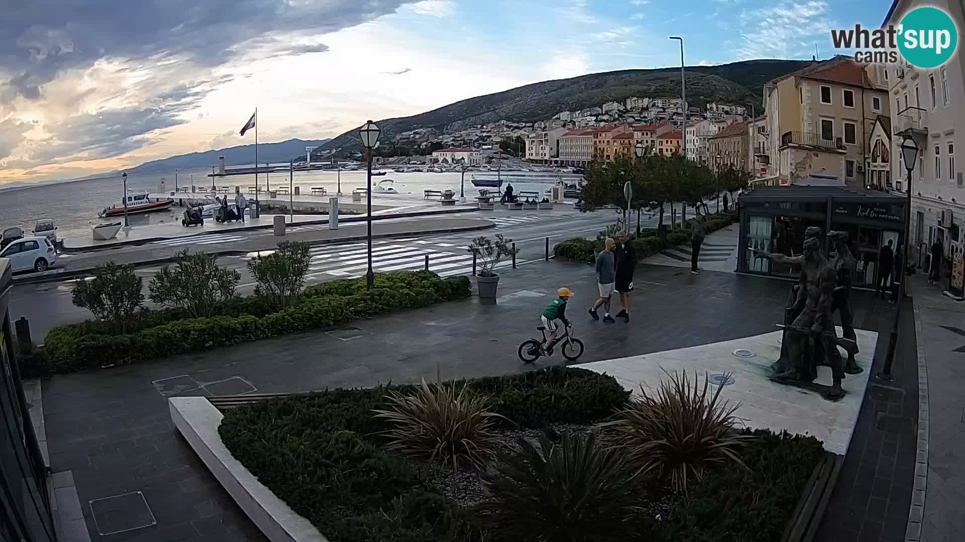 Live-Webcam Senj Riva – direkt am Meer – Kroatien