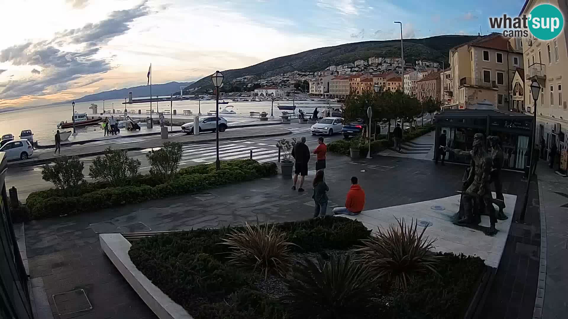 Webcam en vivo Senj riva – paseo marítimo