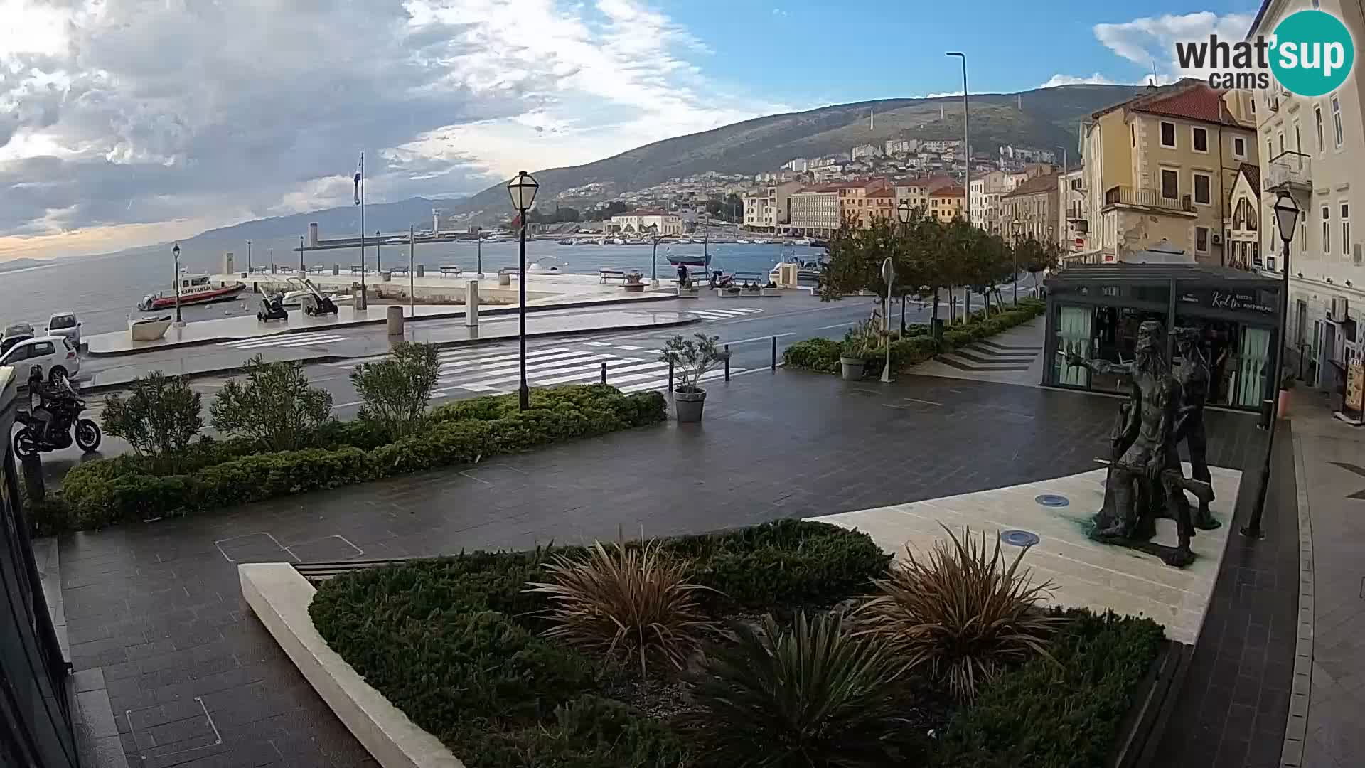 Live webcam Senj riva – fronte mare