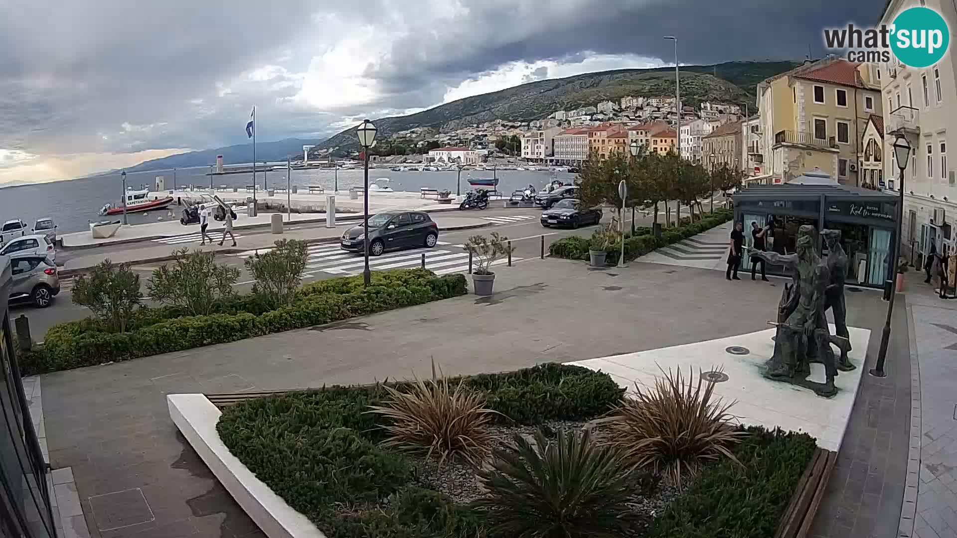Live-Webcam Senj Riva – direkt am Meer – Kroatien