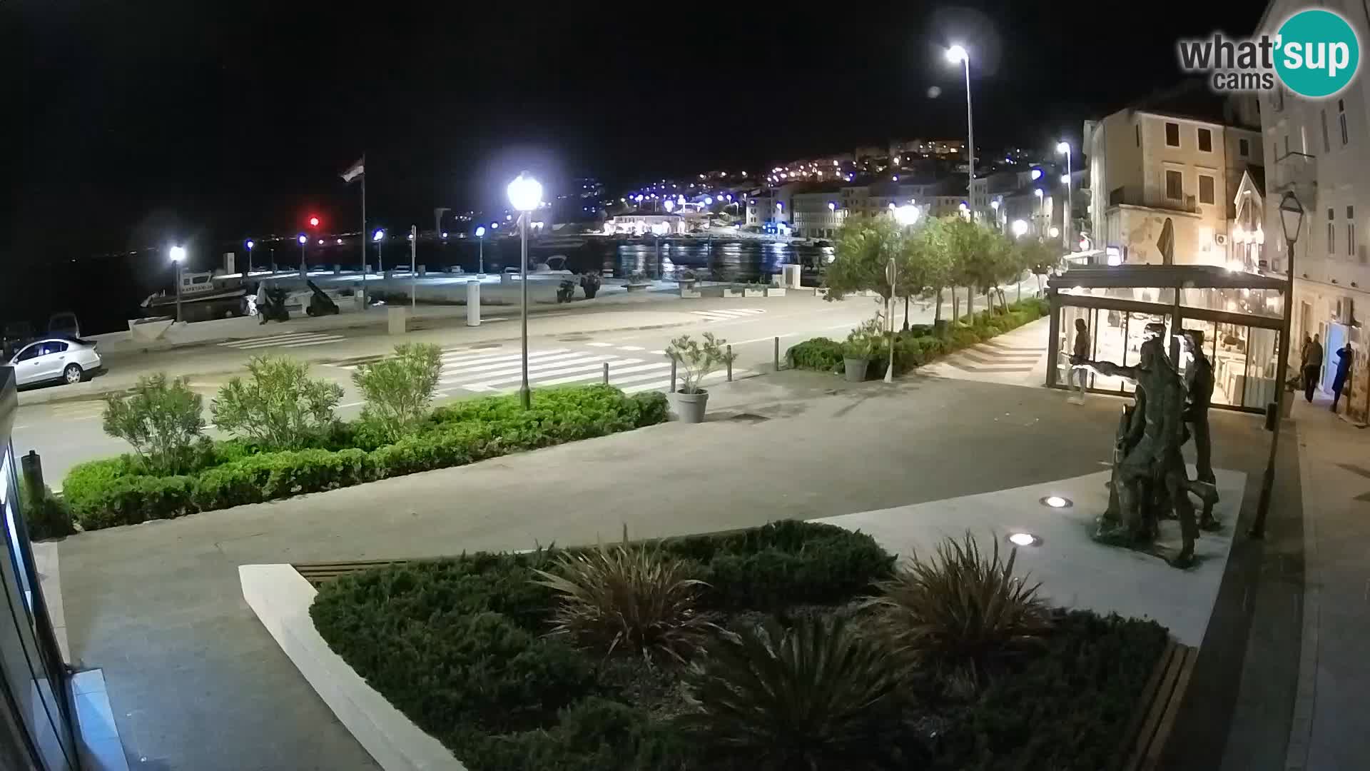 Live-Webcam Senj Riva – direkt am Meer – Kroatien