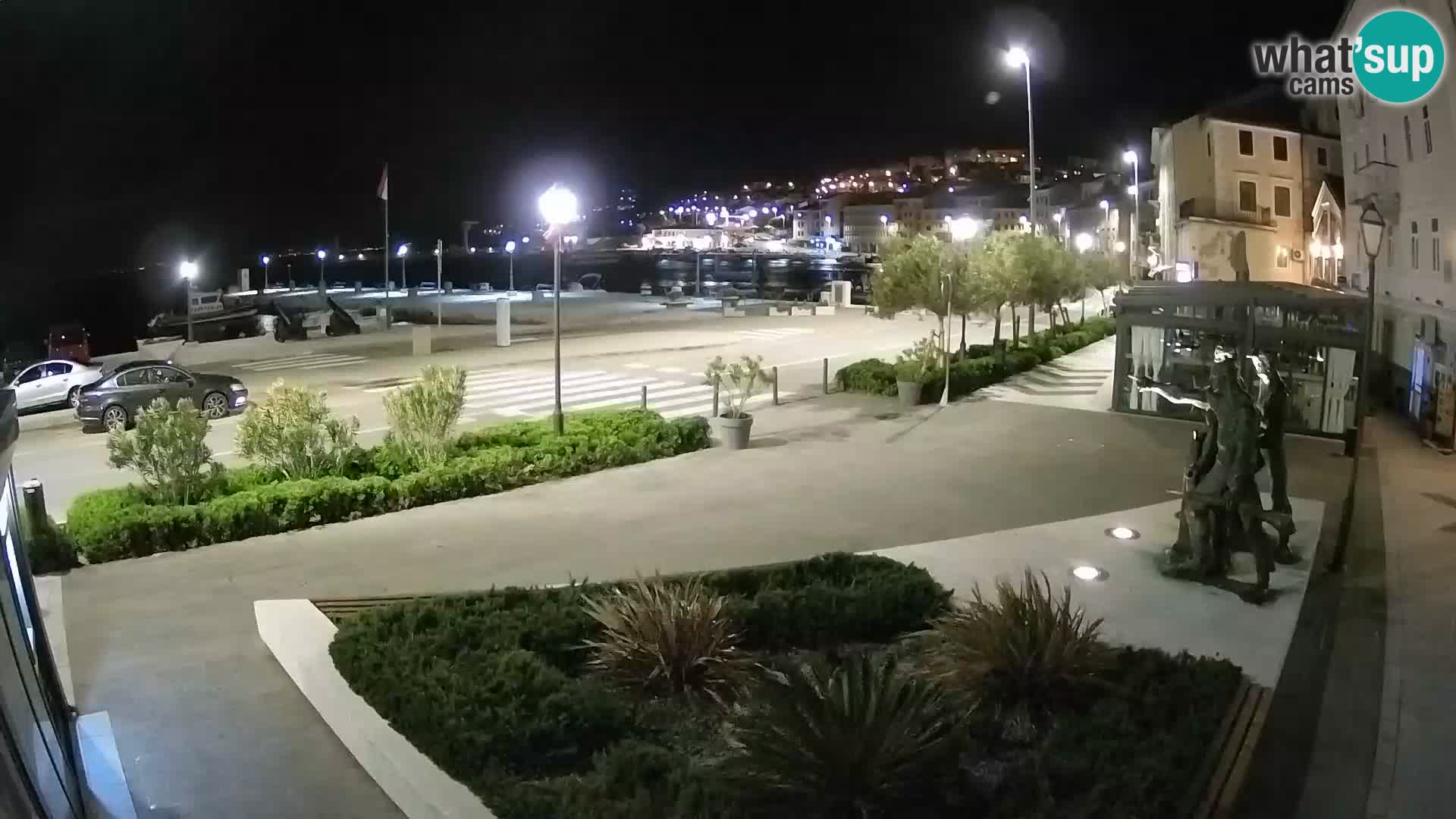 Live webcam Senj riva – fronte mare