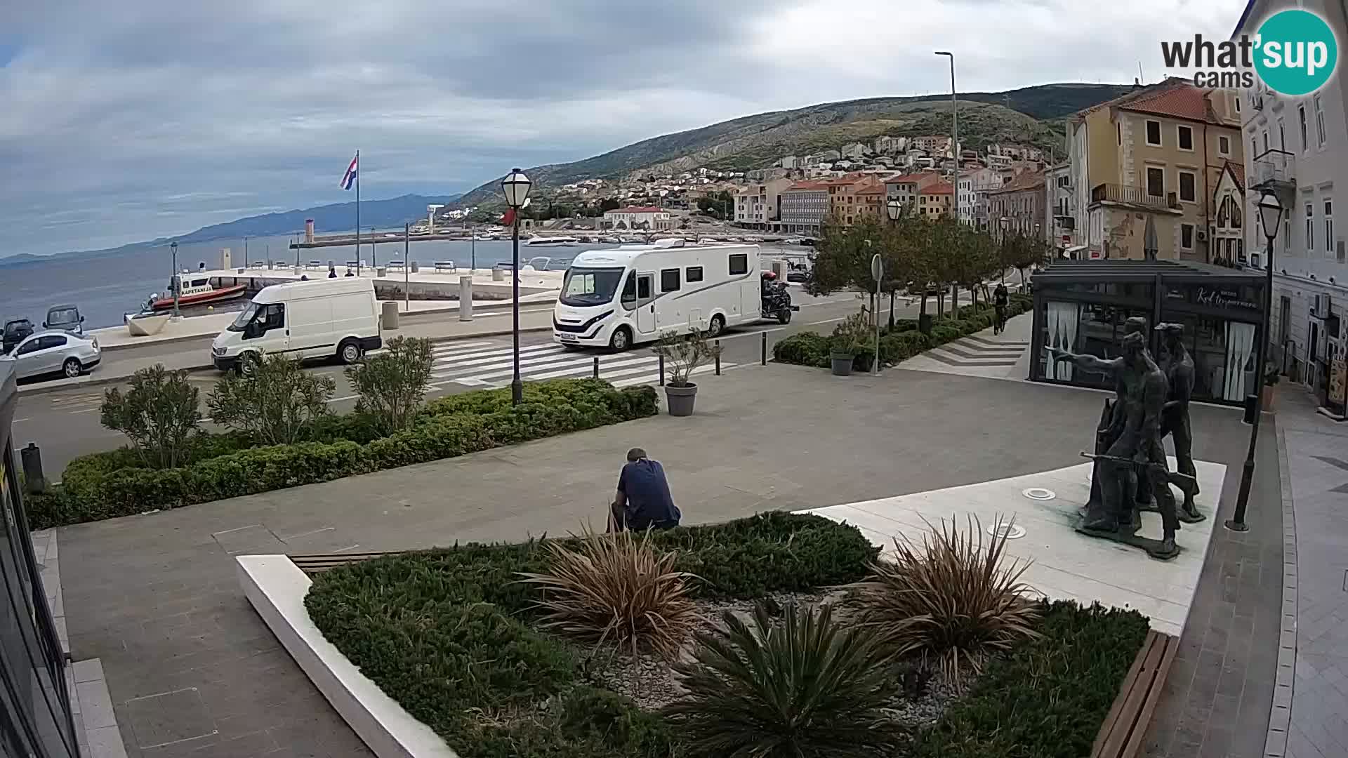 Live-Webcam Senj Riva – direkt am Meer – Kroatien