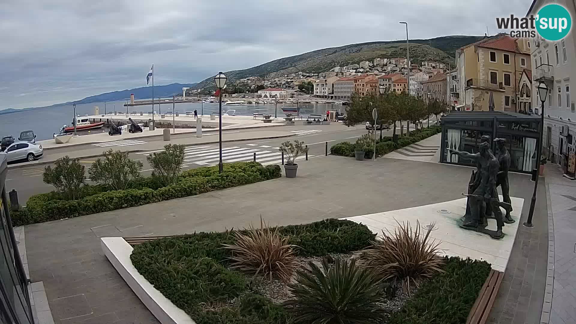 Live-Webcam Senj Riva – direkt am Meer – Kroatien