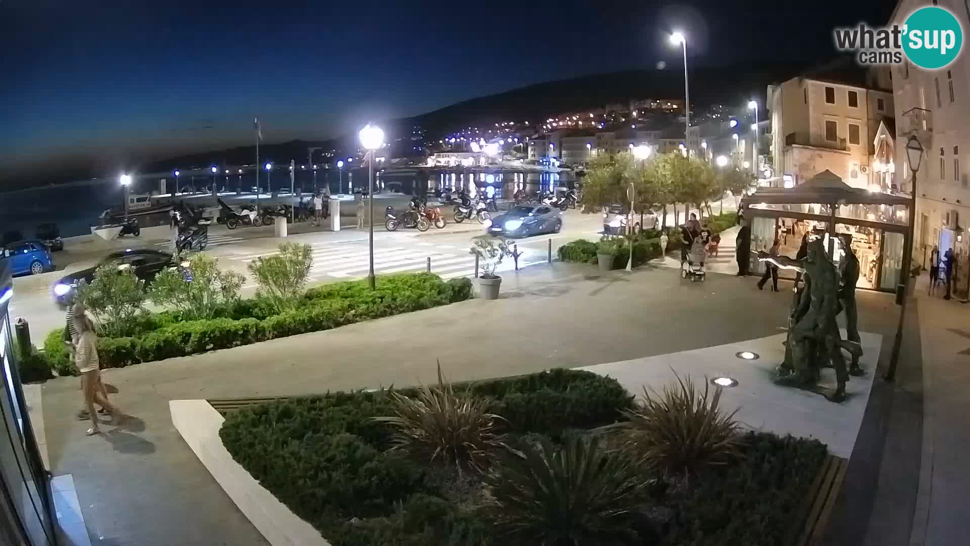 Live webcam Senj riva – fronte mare