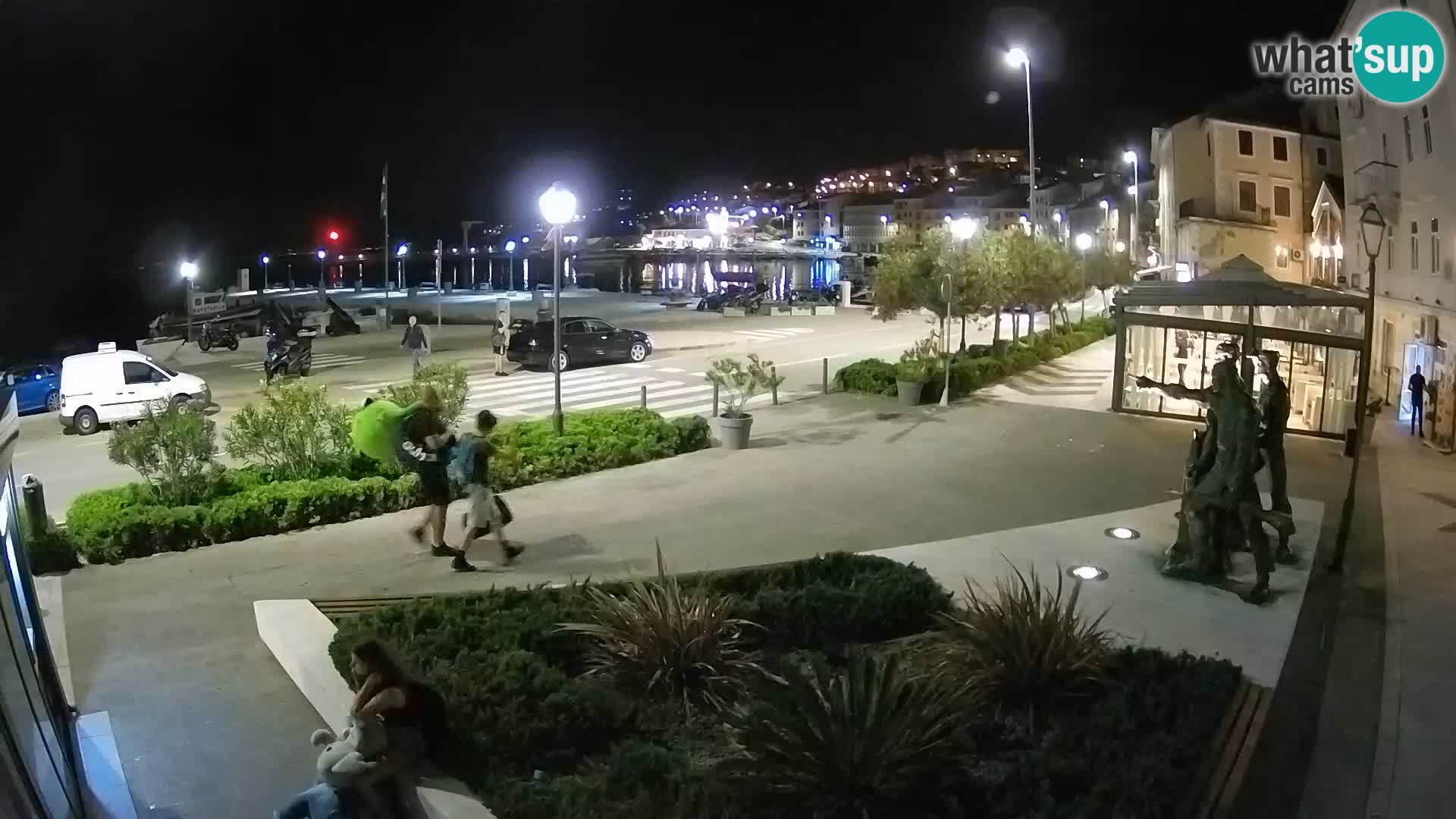 Live-Webcam Senj Riva – direkt am Meer – Kroatien