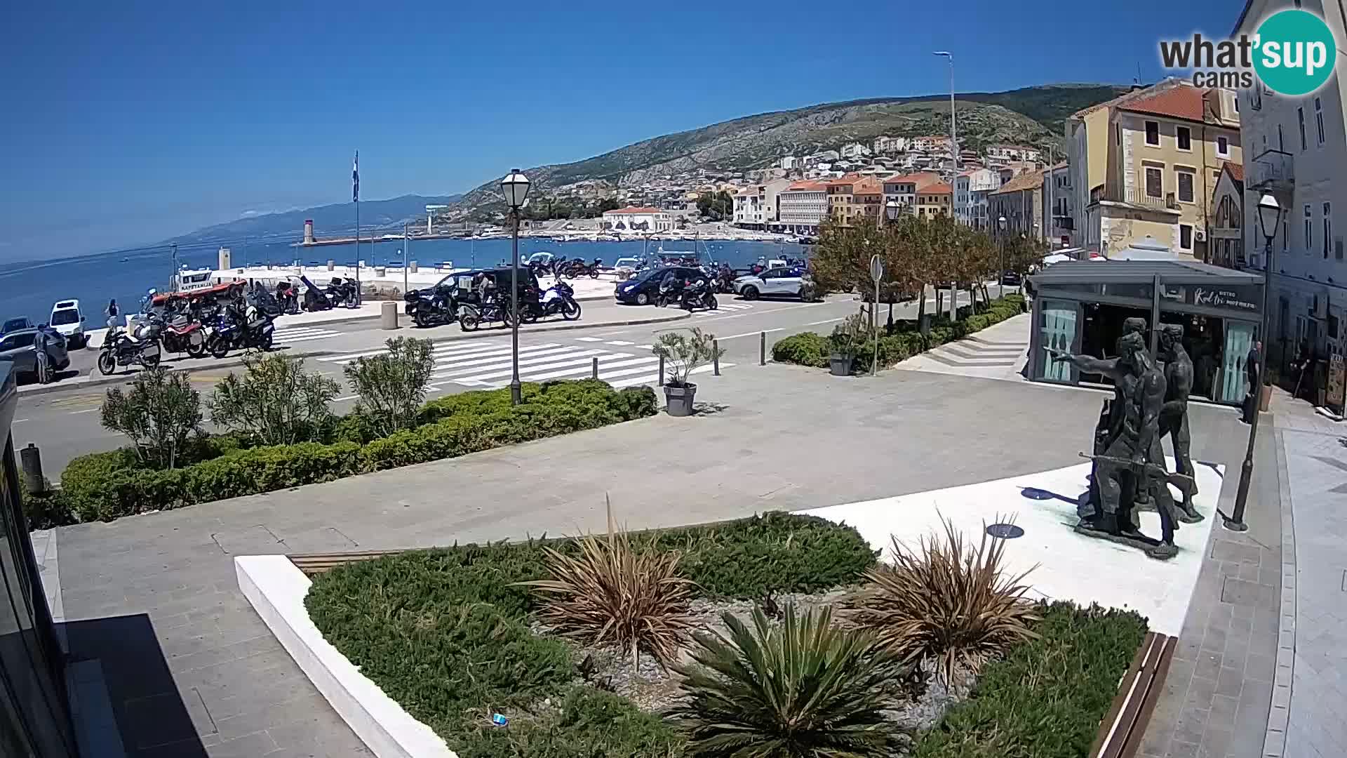 Live webcam Senj riva – seafront – Croatia