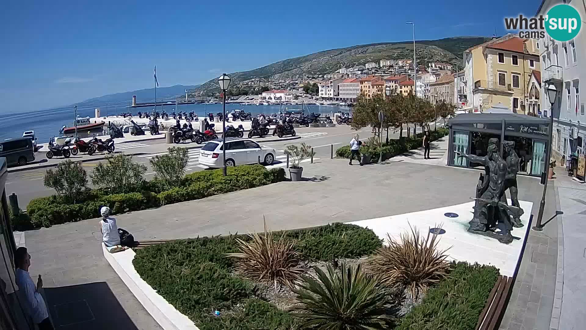 Spletna kamera v živo Senj riva – Hrvaška