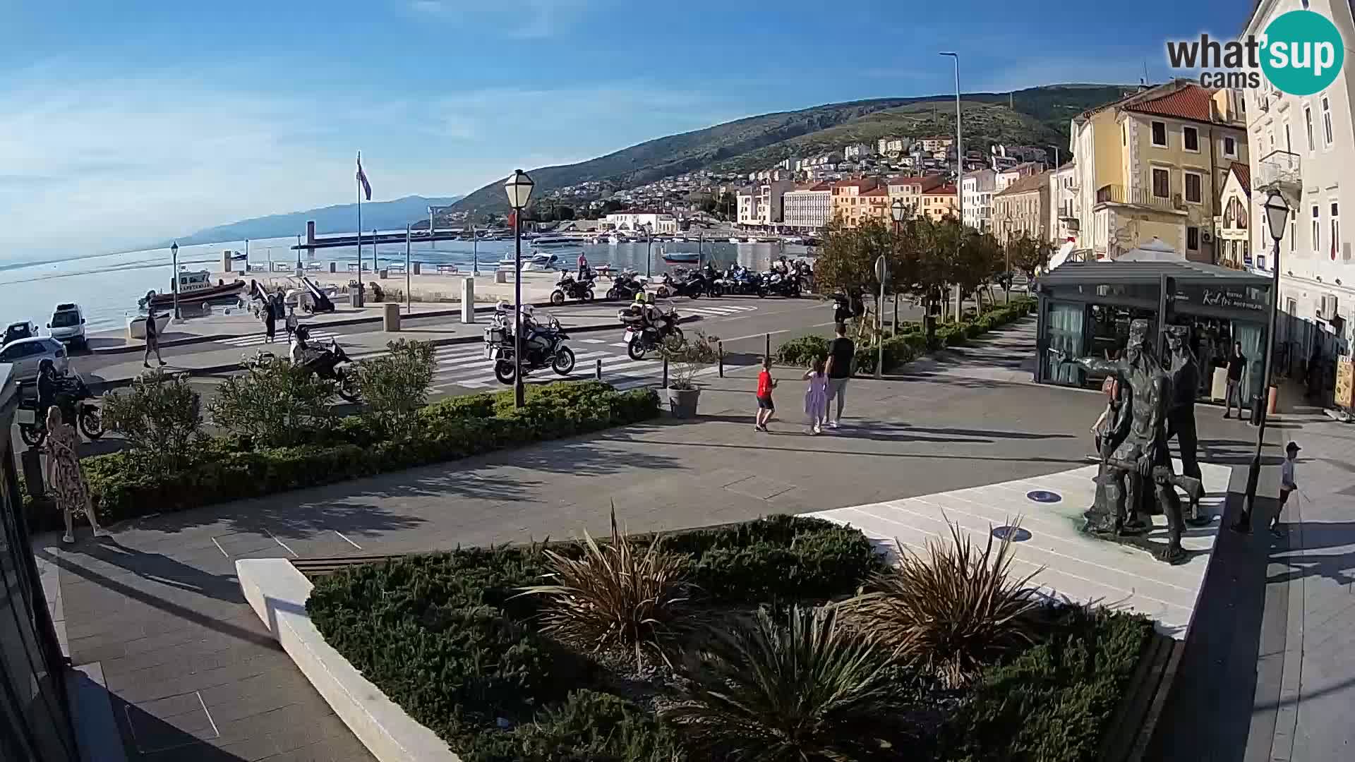 Live webcam Senj riva – seafront – Croatia
