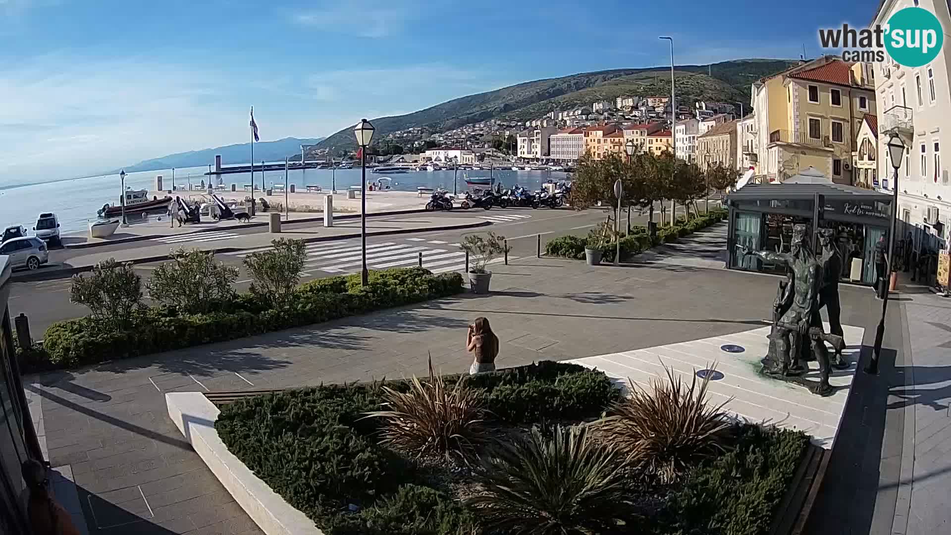 Spletna kamera v živo Senj riva – Hrvaška
