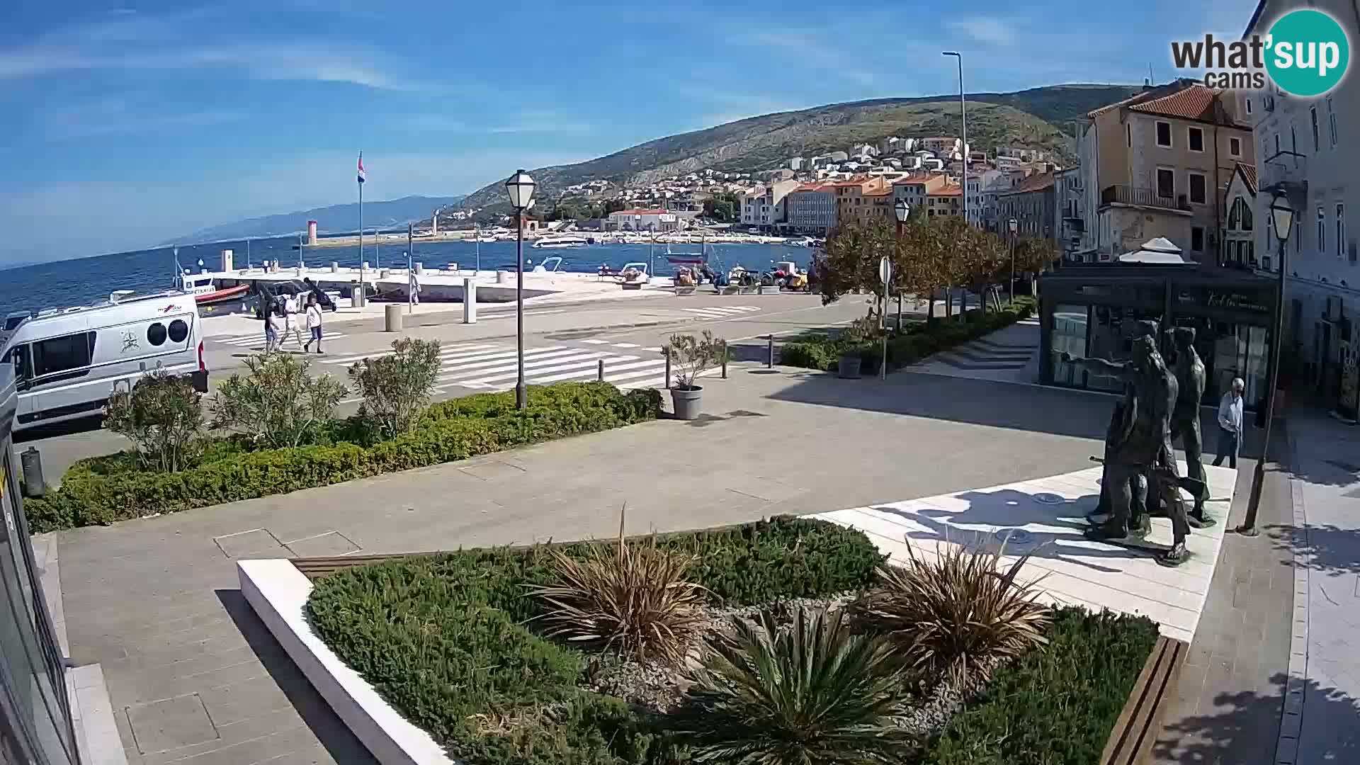 Live-Webcam Senj Riva – direkt am Meer – Kroatien