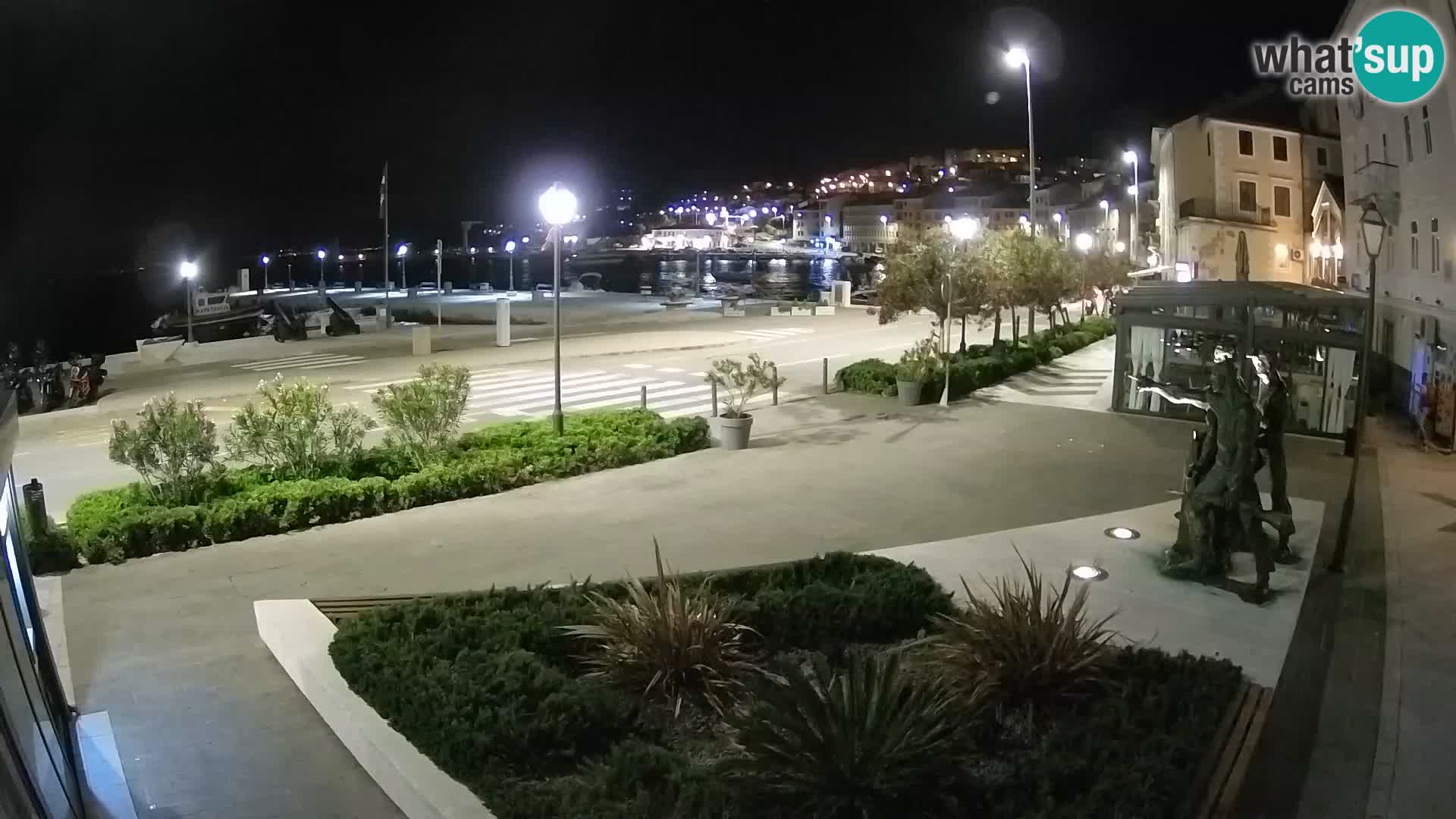 Live webcam Senj riva – fronte mare
