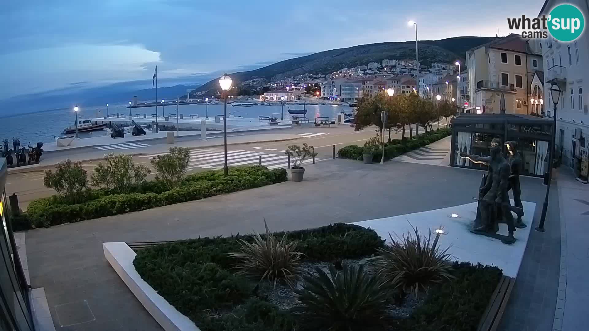 Live-Webcam Senj Riva – direkt am Meer – Kroatien