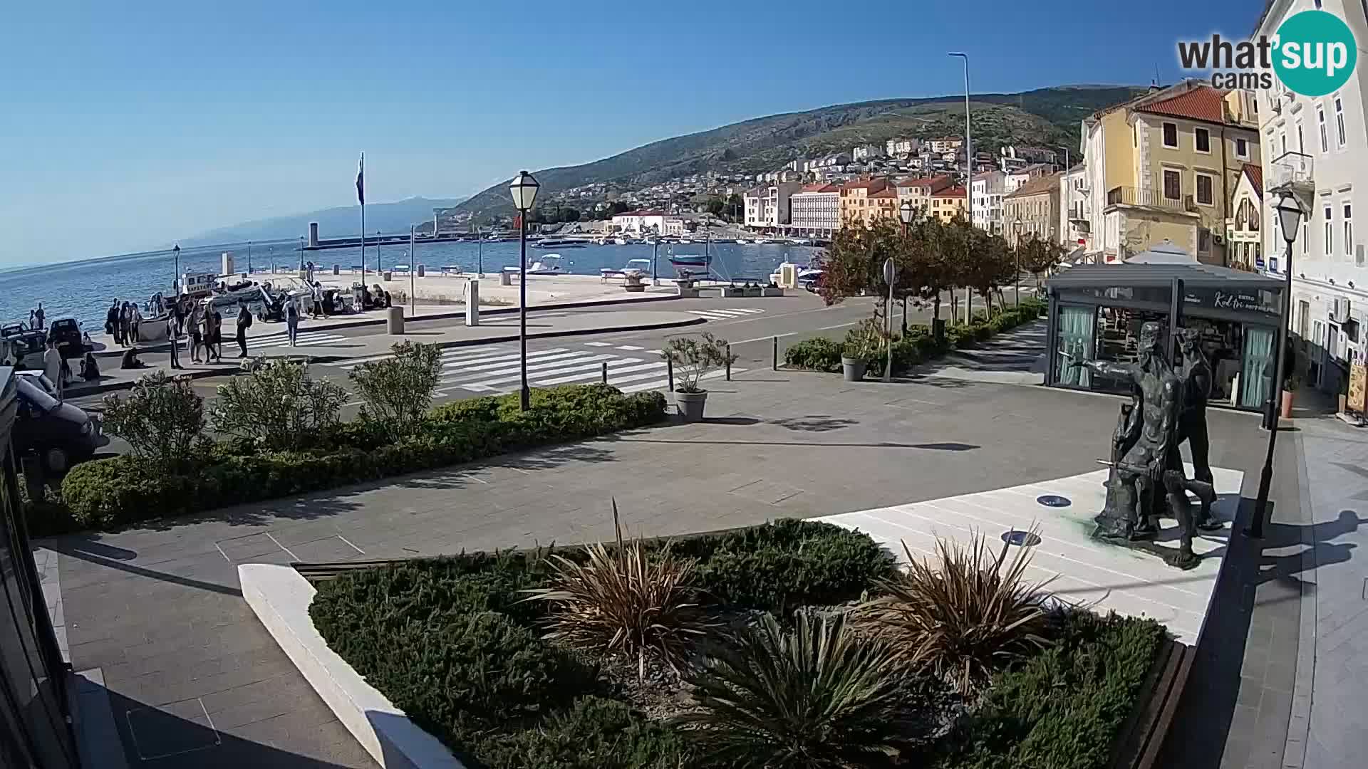 Live webcam Senj riva – seafront – Croatia