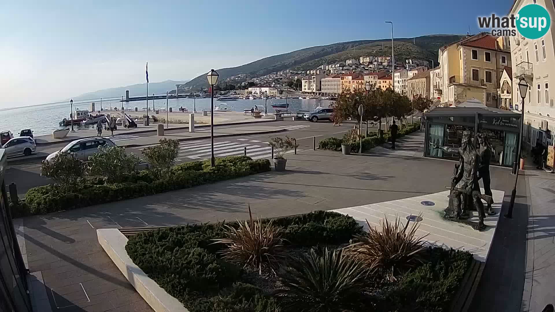 Live webcam Senj riva – seafront – Croatia