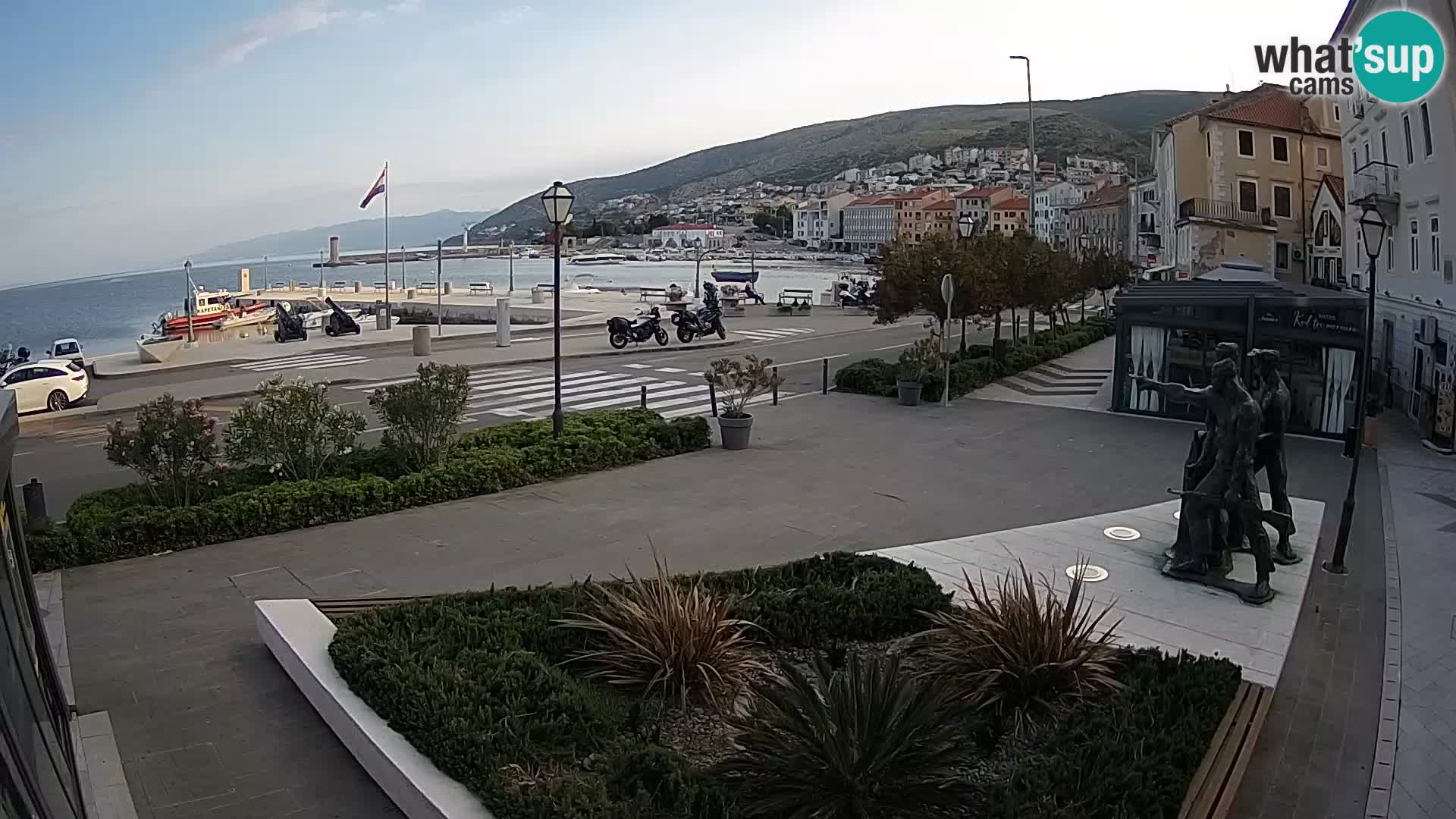 Live-Webcam Senj Riva – direkt am Meer – Kroatien