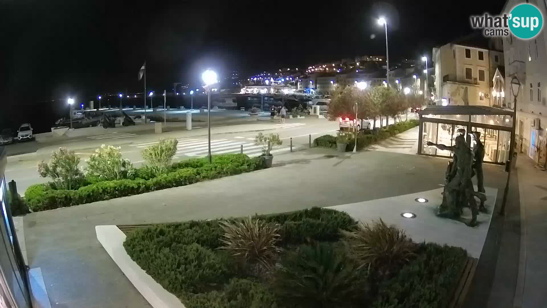 Live webcam Senj riva – seafront – Croatia