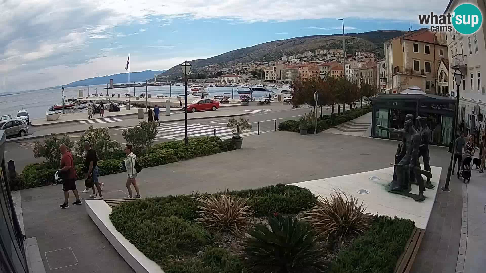 Spletna kamera v živo Senj riva – Hrvaška