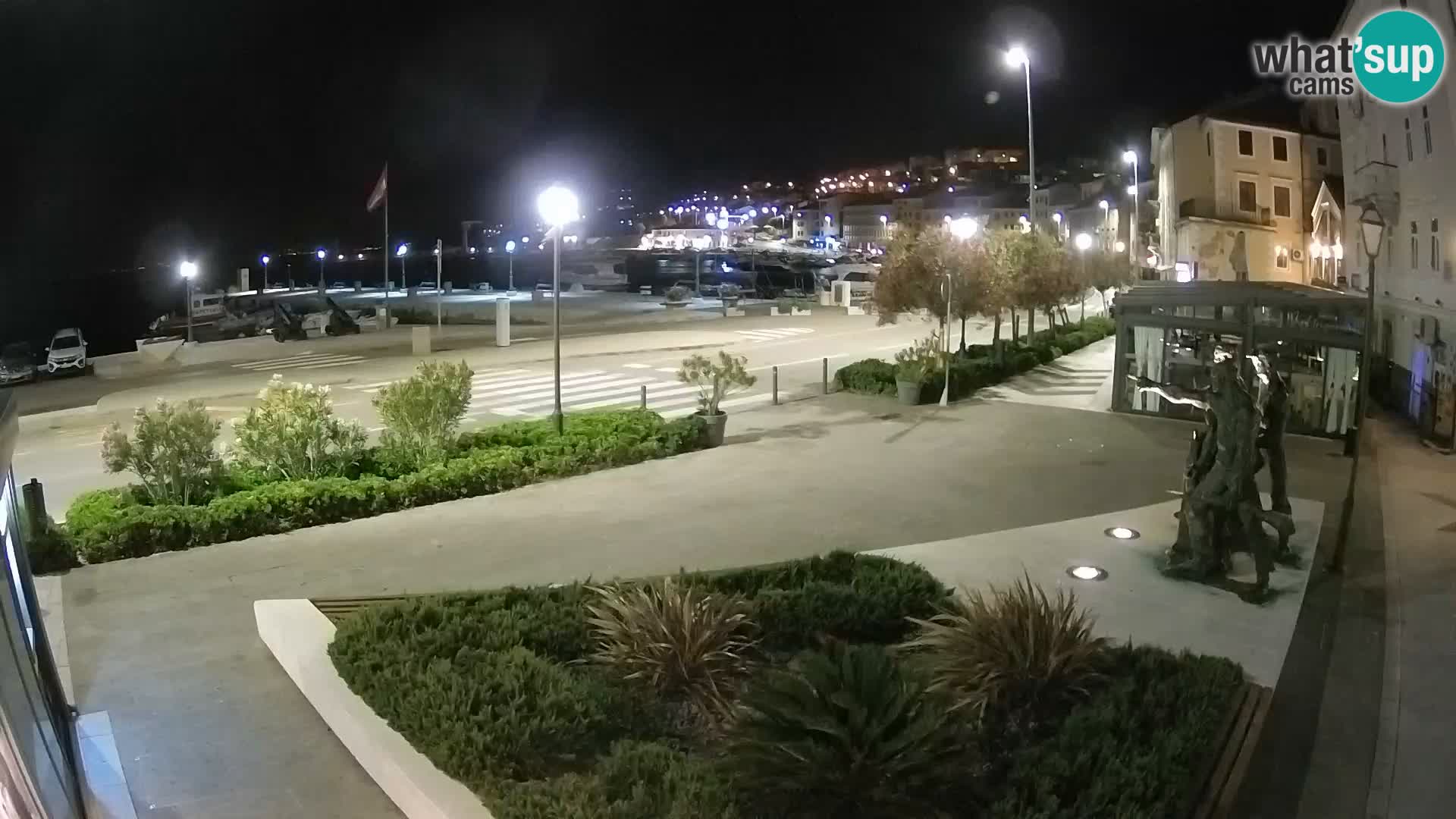 Live webcam Senj riva – seafront – Croatia