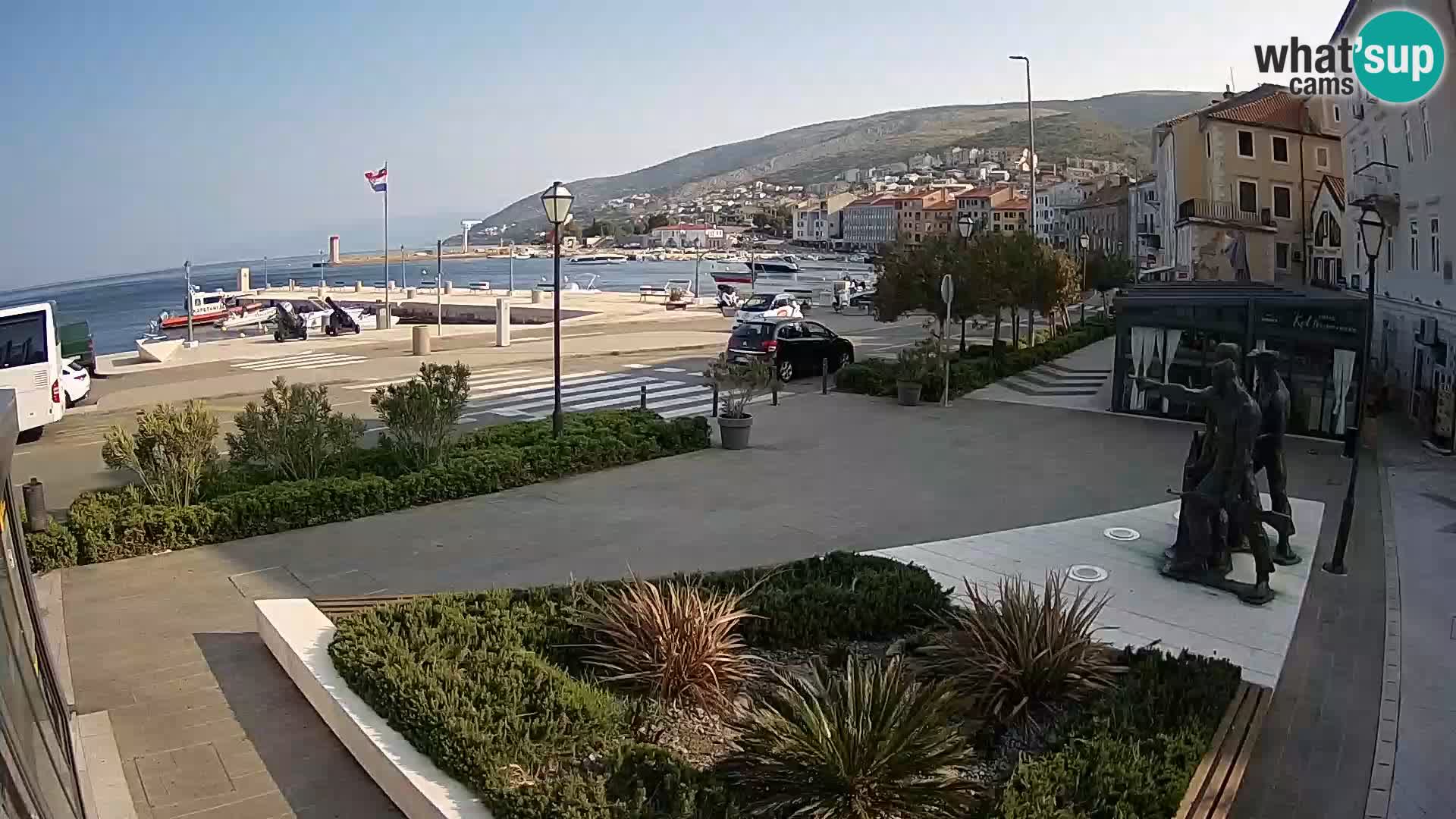 Live webcam Senj riva – seafront – Croatia
