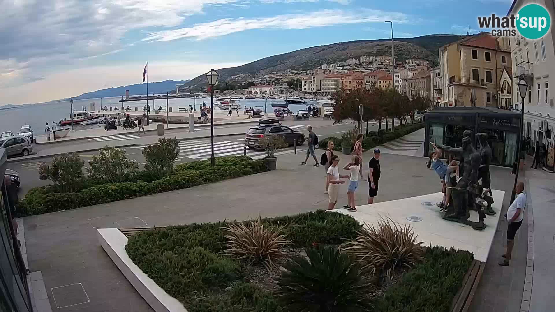 Live webcam Senj riva – seafront – Croatia