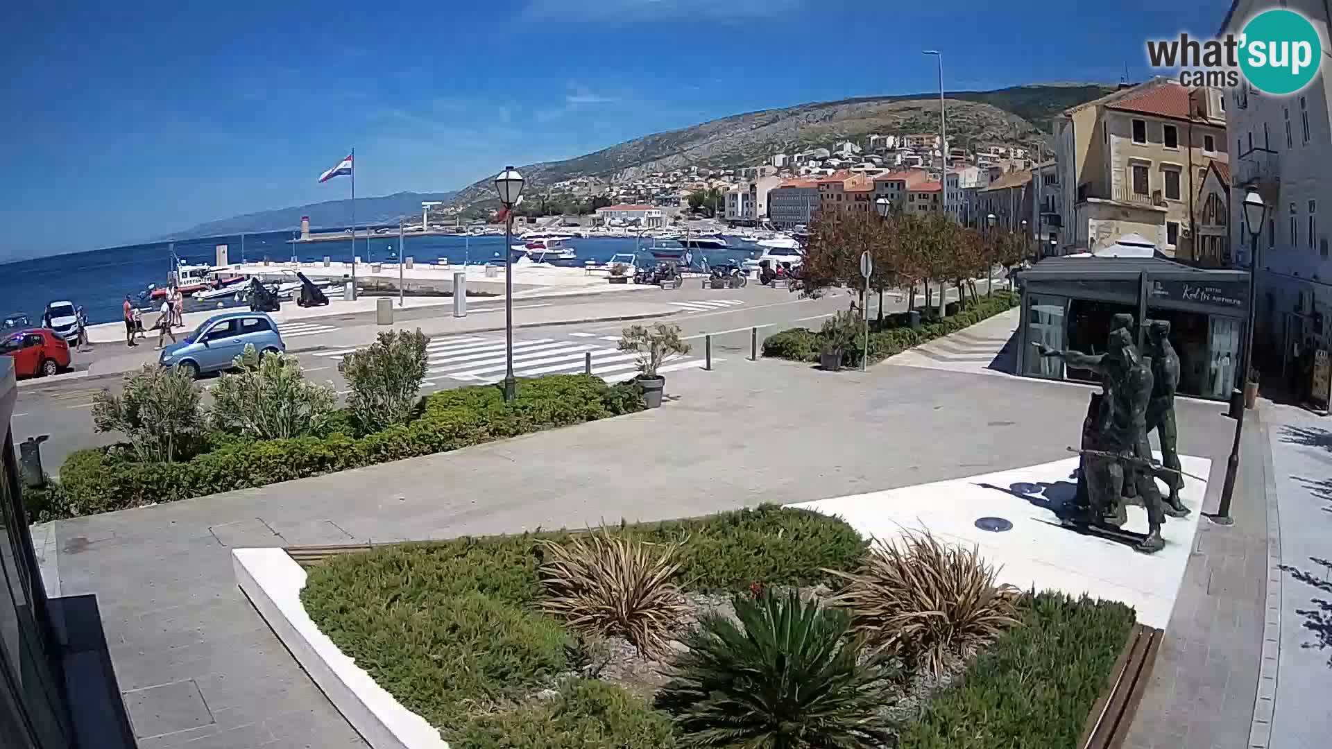 Live webcam Senj riva – seafront – Croatia