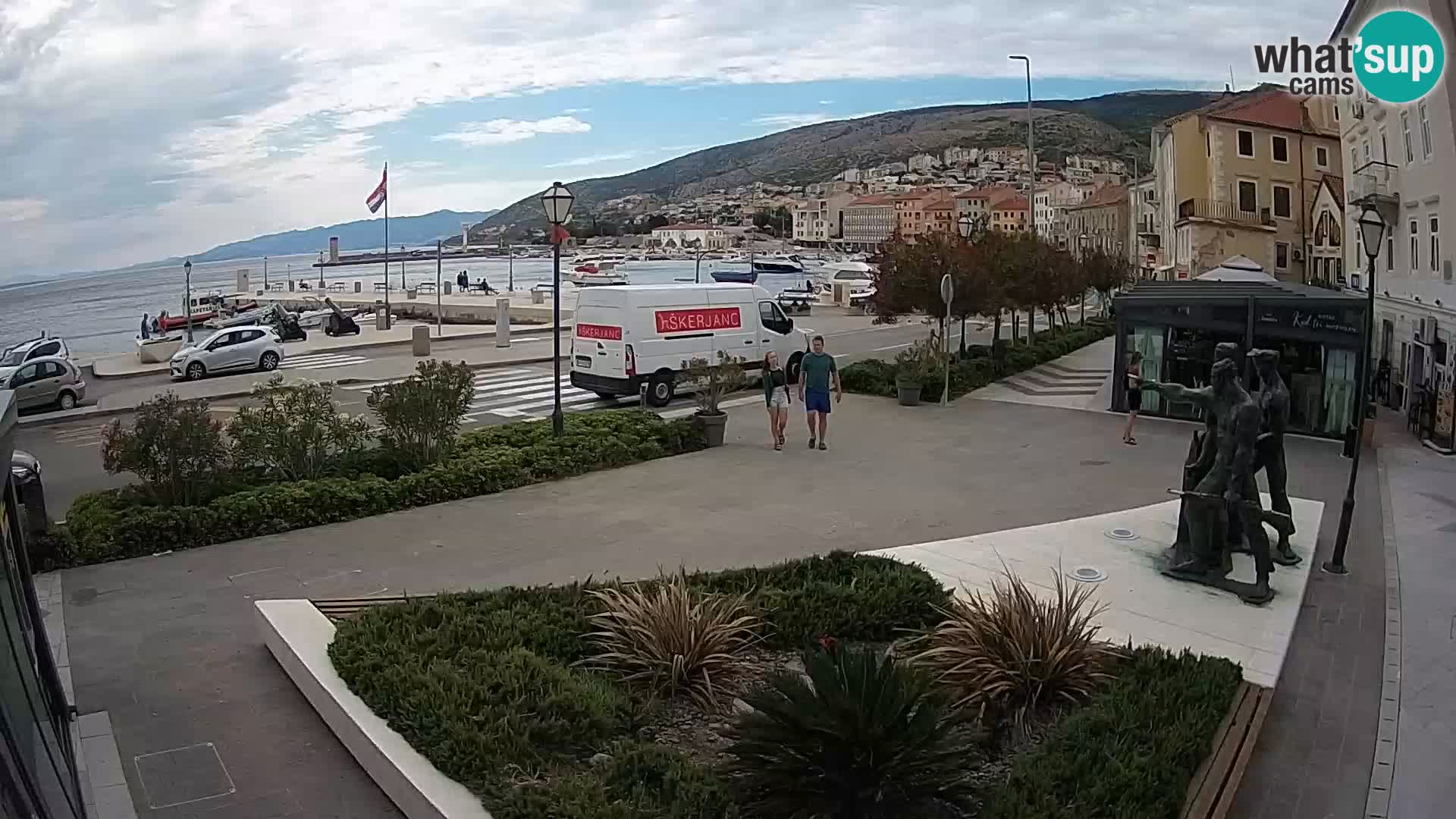 Live webcam Senj riva – seafront – Croatia