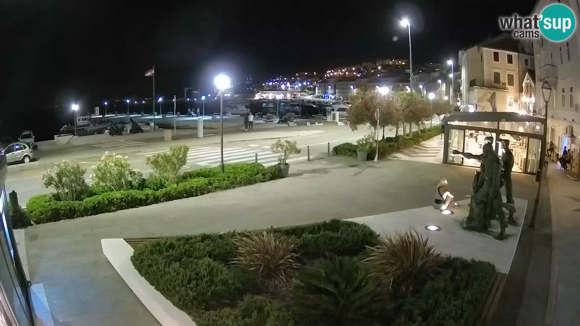 Live webcam Senj riva – fronte mare
