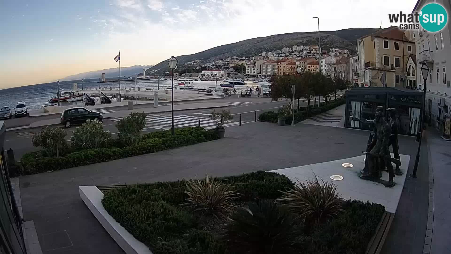 Live-Webcam Senj Riva – direkt am Meer – Kroatien
