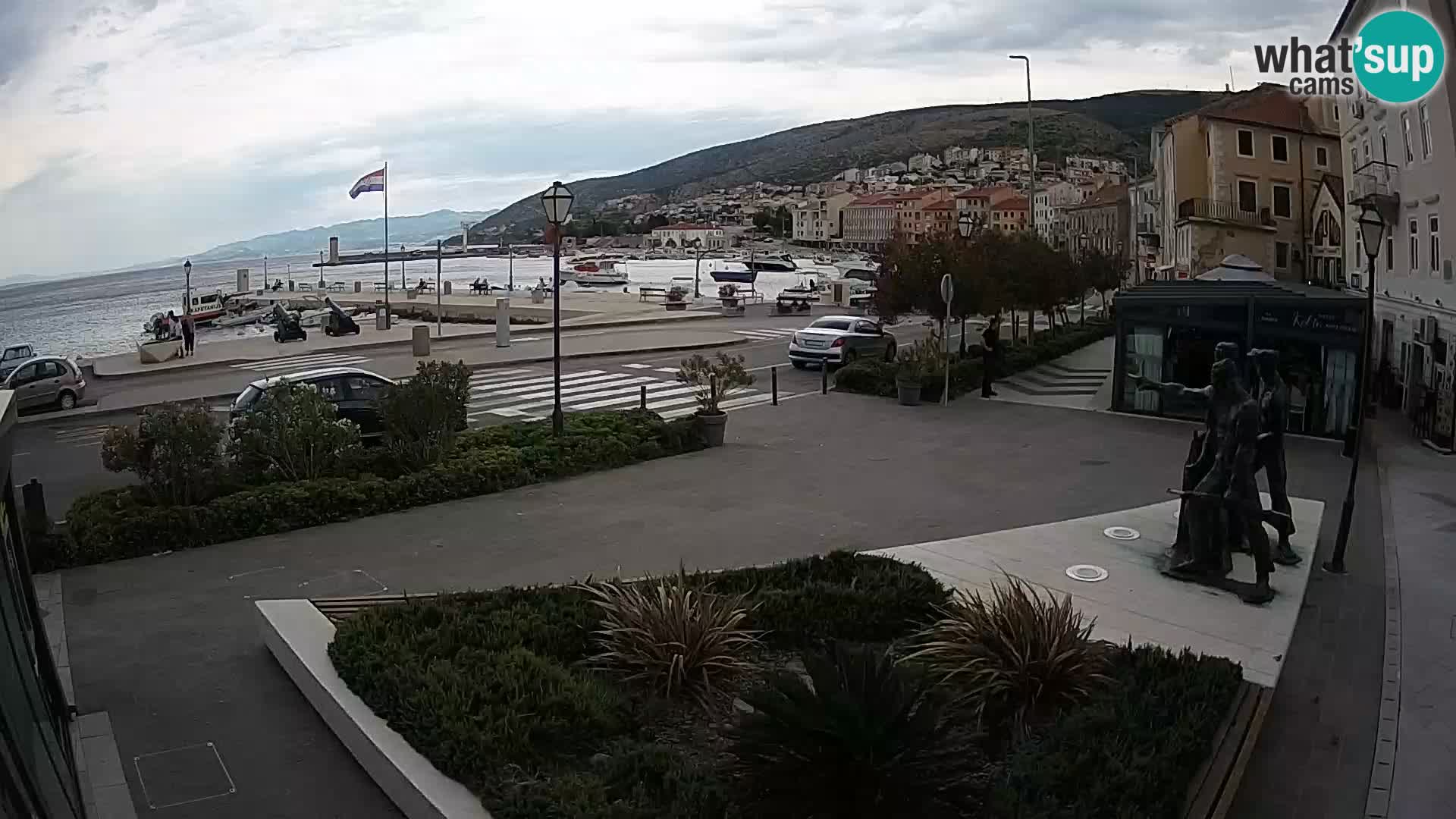 Live webcam Senj riva – seafront – Croatia