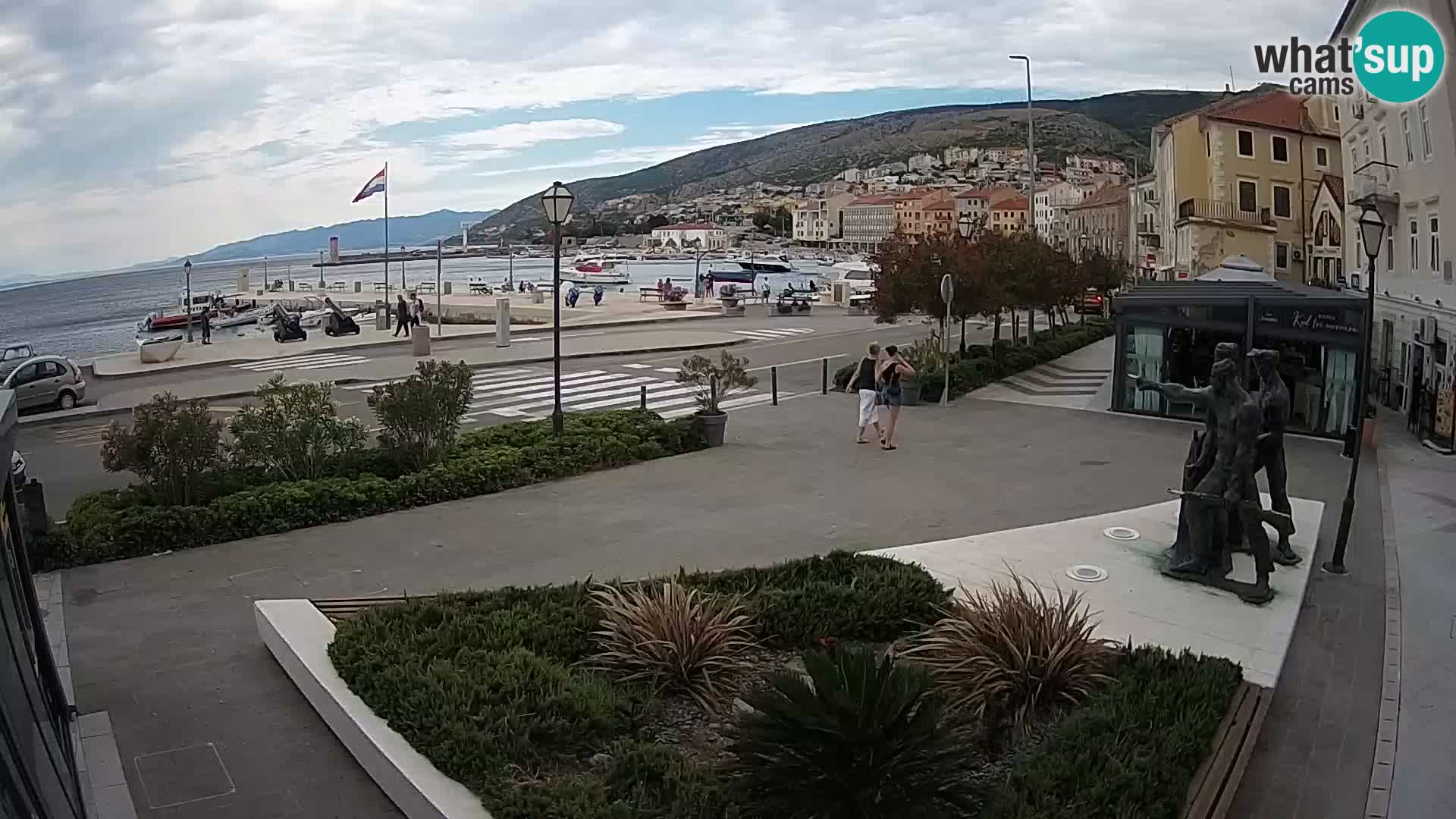 Spletna kamera v živo Senj riva – Hrvaška