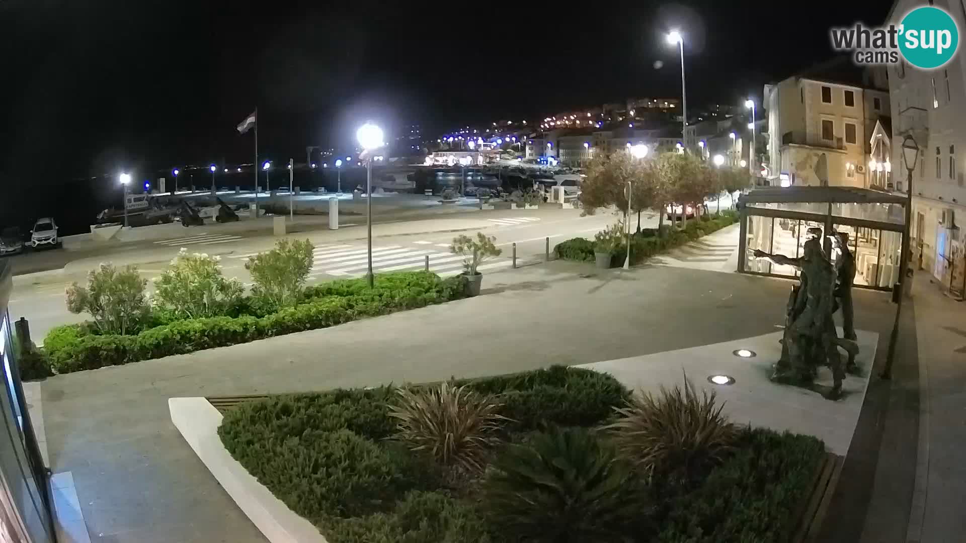 Live webcam Senj riva – seafront – Croatia