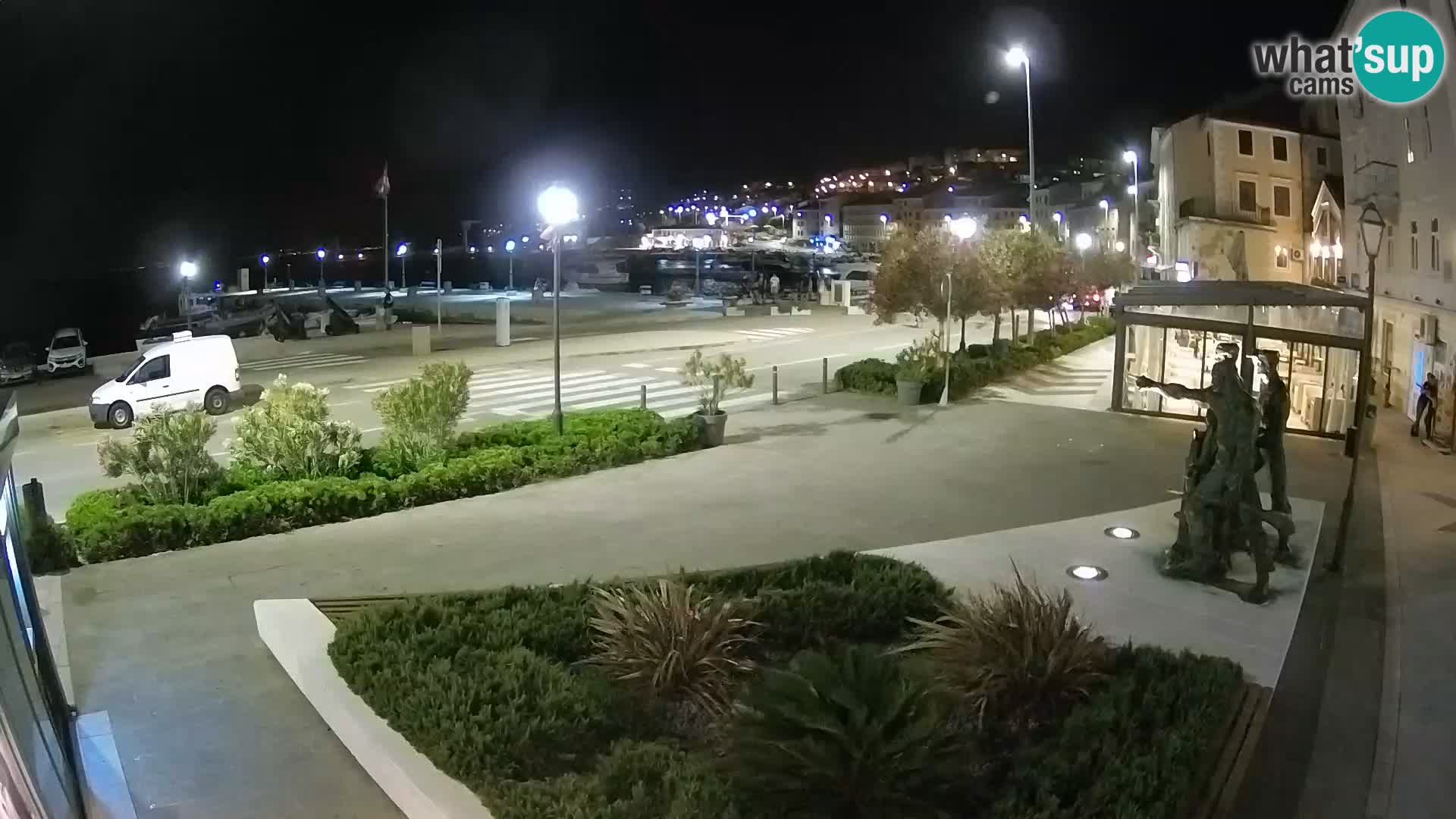 Live-Webcam Senj Riva – direkt am Meer – Kroatien