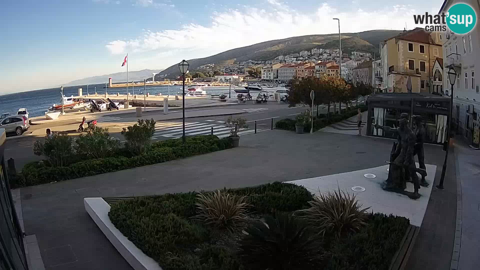 Live webcam Senj riva – seafront – Croatia