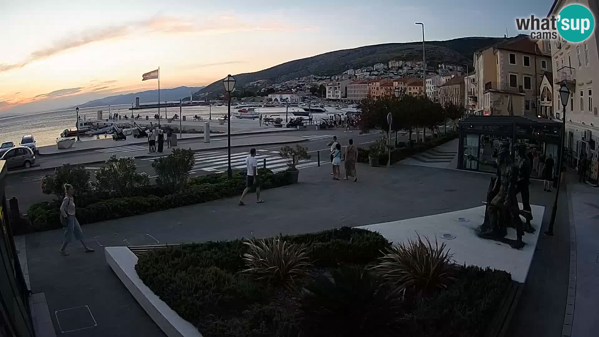 Live webcam Senj riva – seafront – Croatia