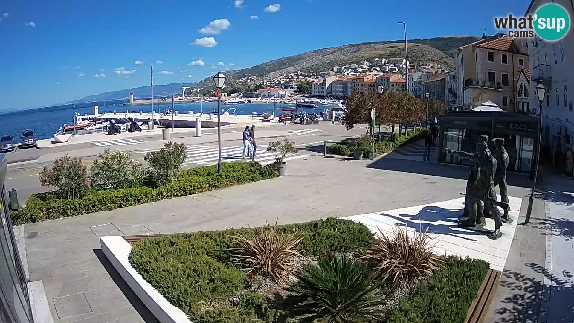 Live webcam Senj riva – seafront – Croatia