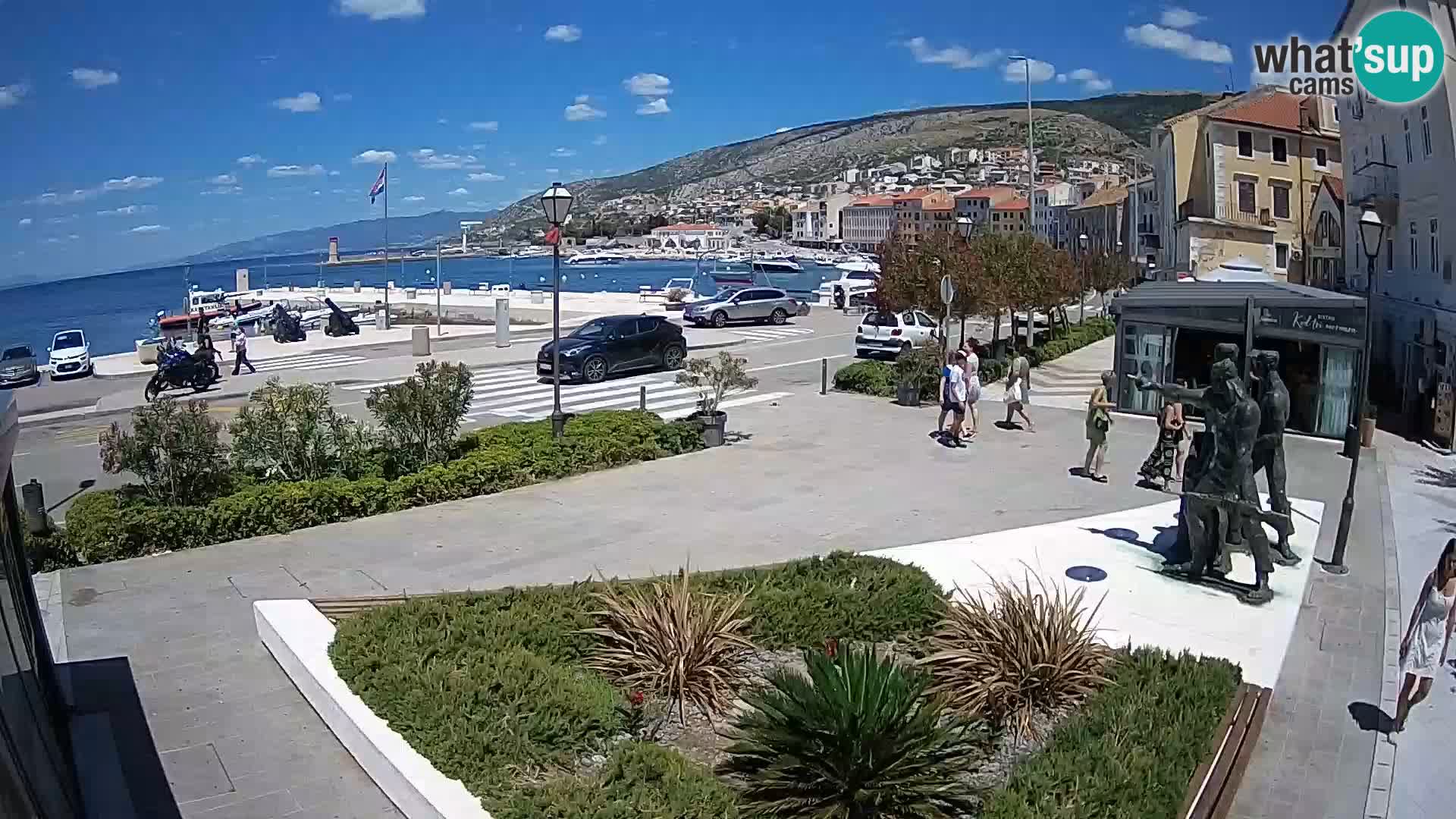 Live webcam Senj riva – fronte mare
