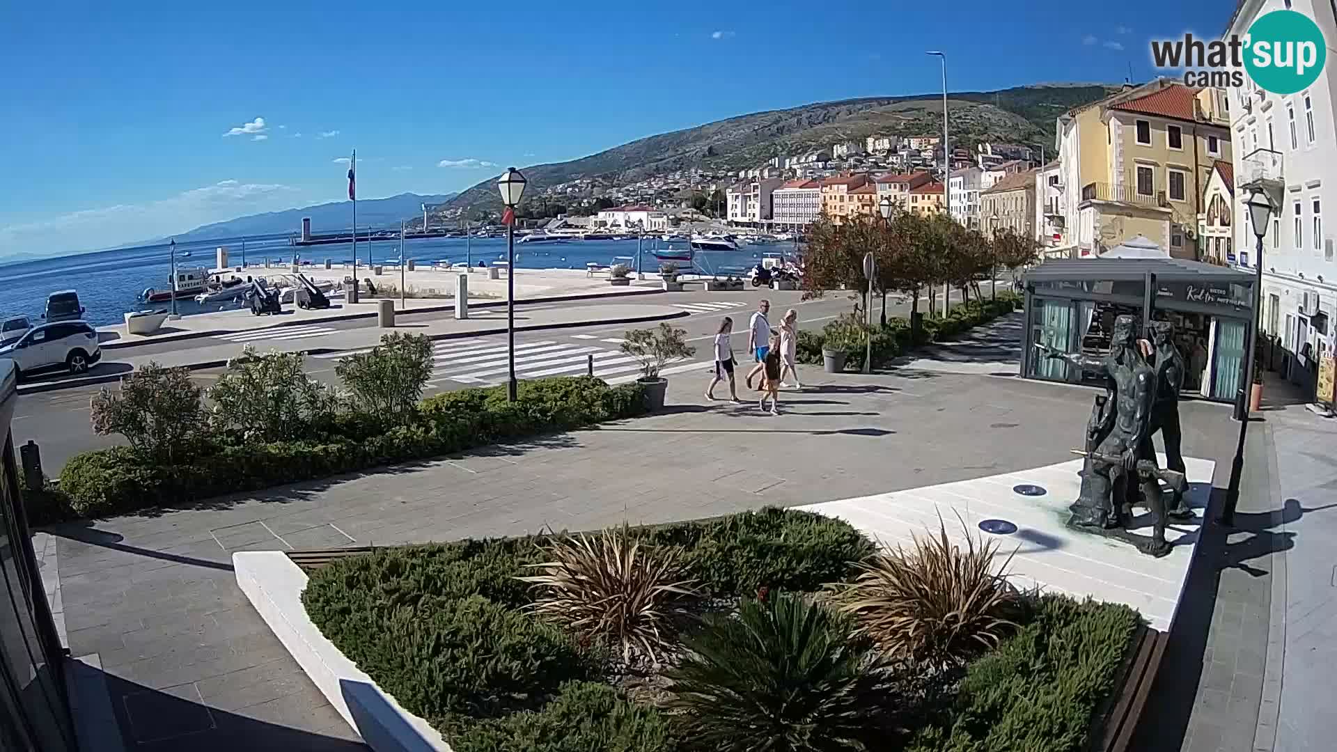 Live webcam Senj riva – seafront – Croatia