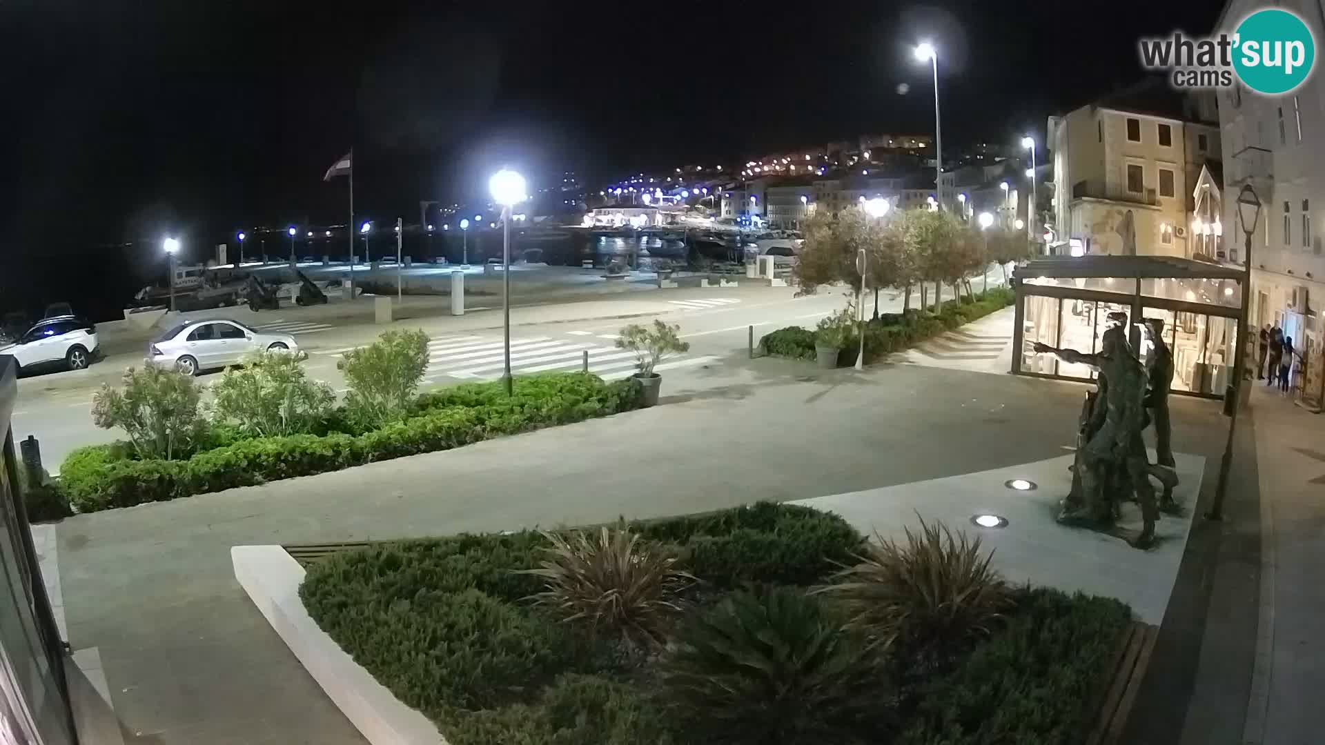 Live-Webcam Senj Riva – direkt am Meer – Kroatien