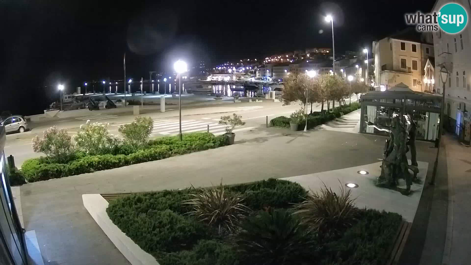 Live-Webcam Senj Riva – direkt am Meer – Kroatien