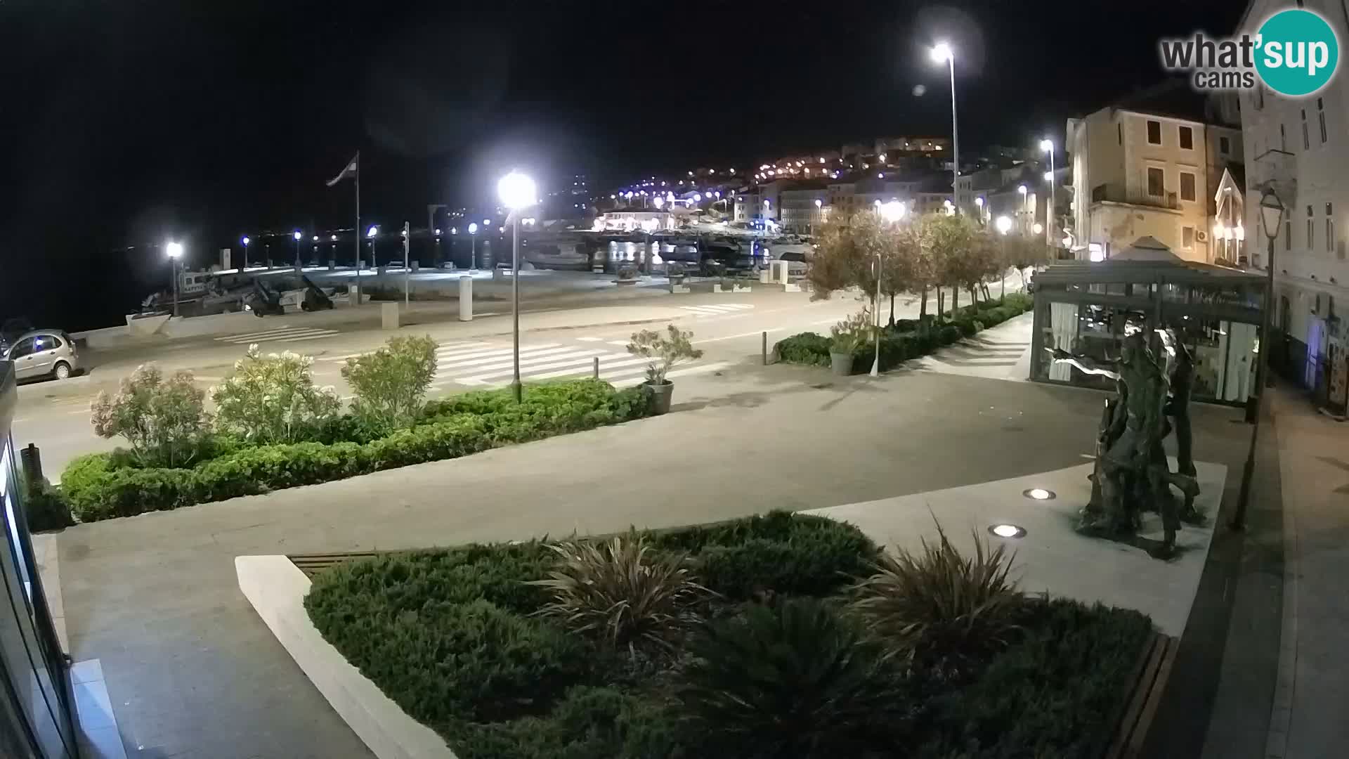 Live webcam Senj riva – fronte mare